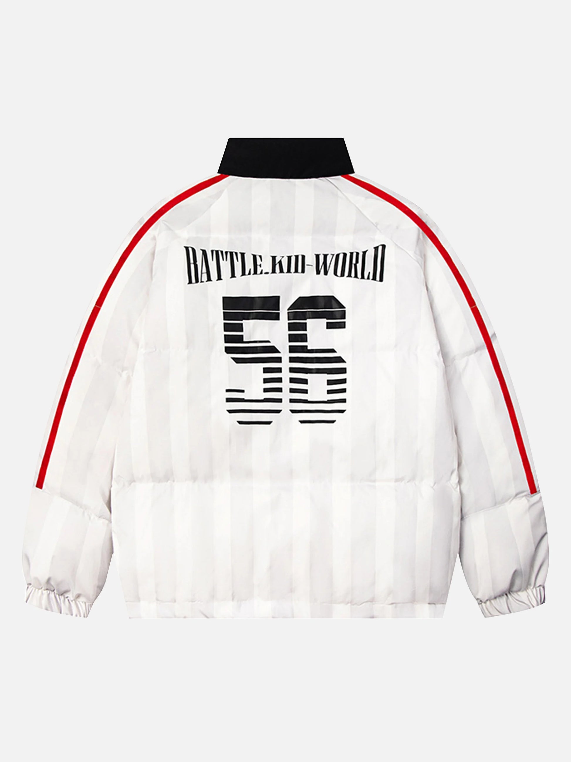 Vintage Striped Colorblock Coat
