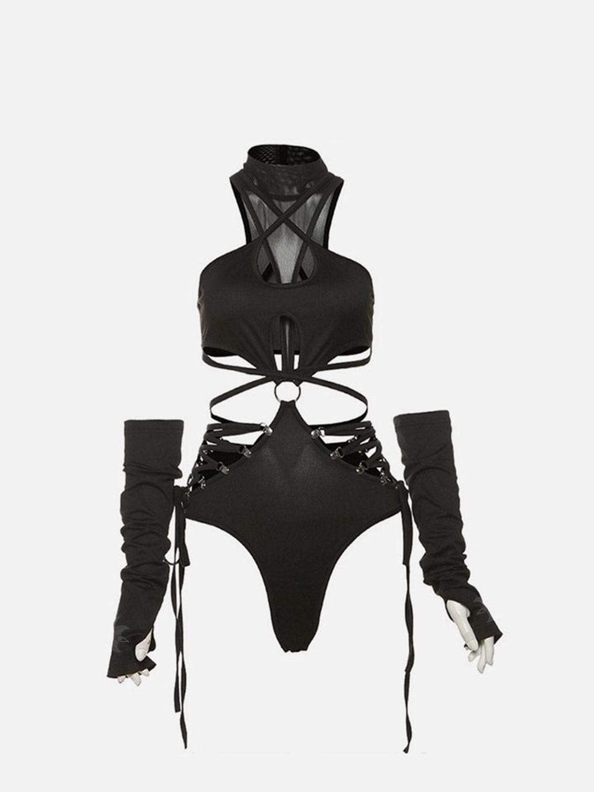 Disguisen Sexy Suspender Removable Bodysuit