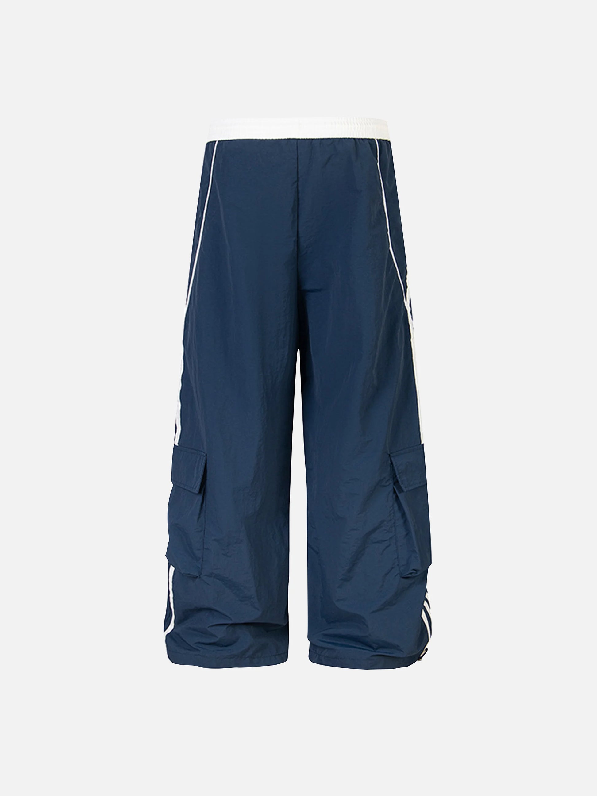 Disguisen Contrast Striped Drawstring Sweatpants