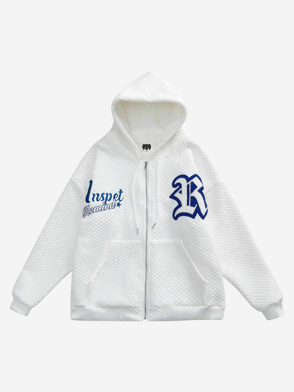 Disguisen Letter Embroidered Hoodie