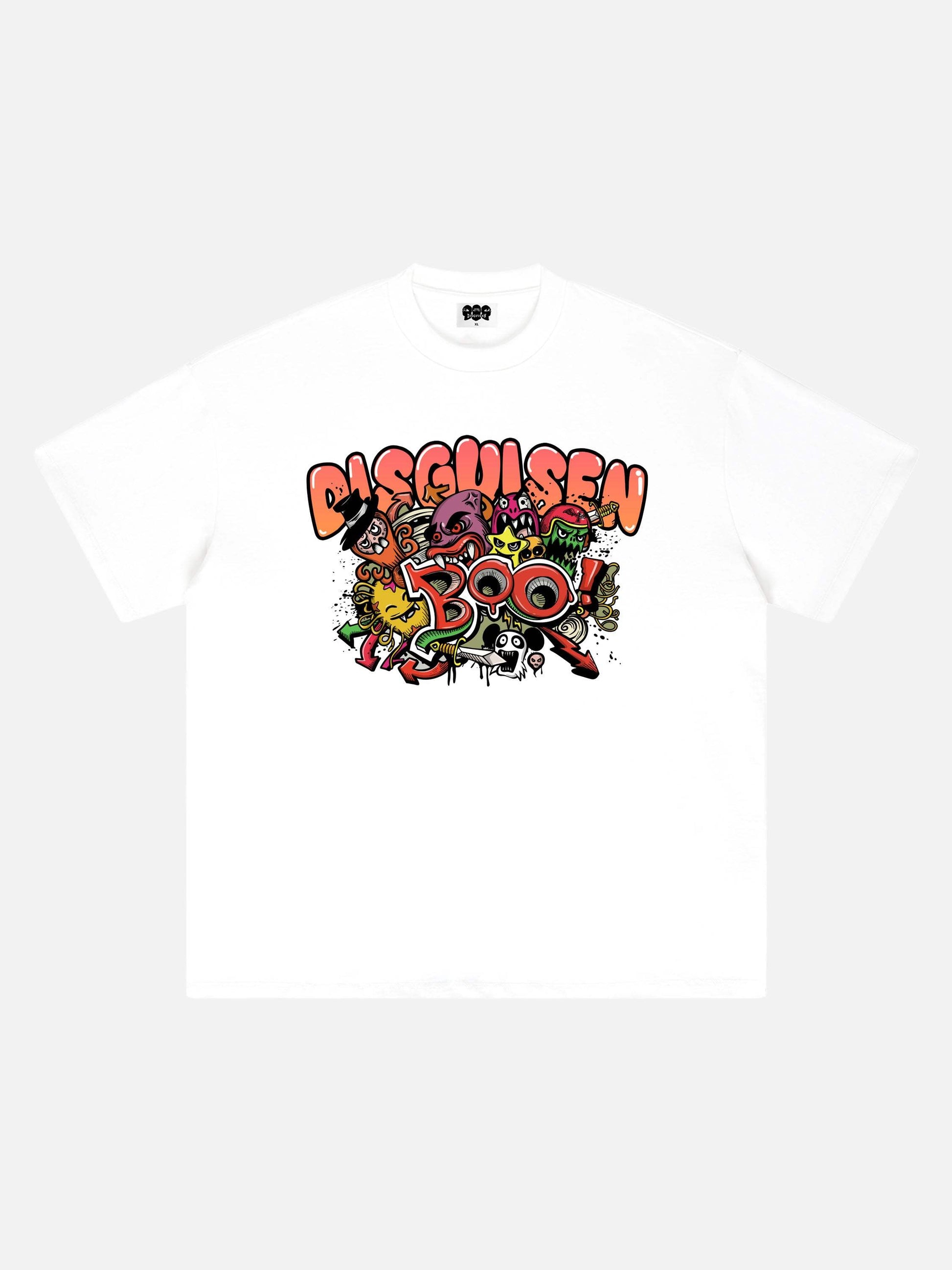 Disguisen Graffiti Cartoon Animal T-Shirt