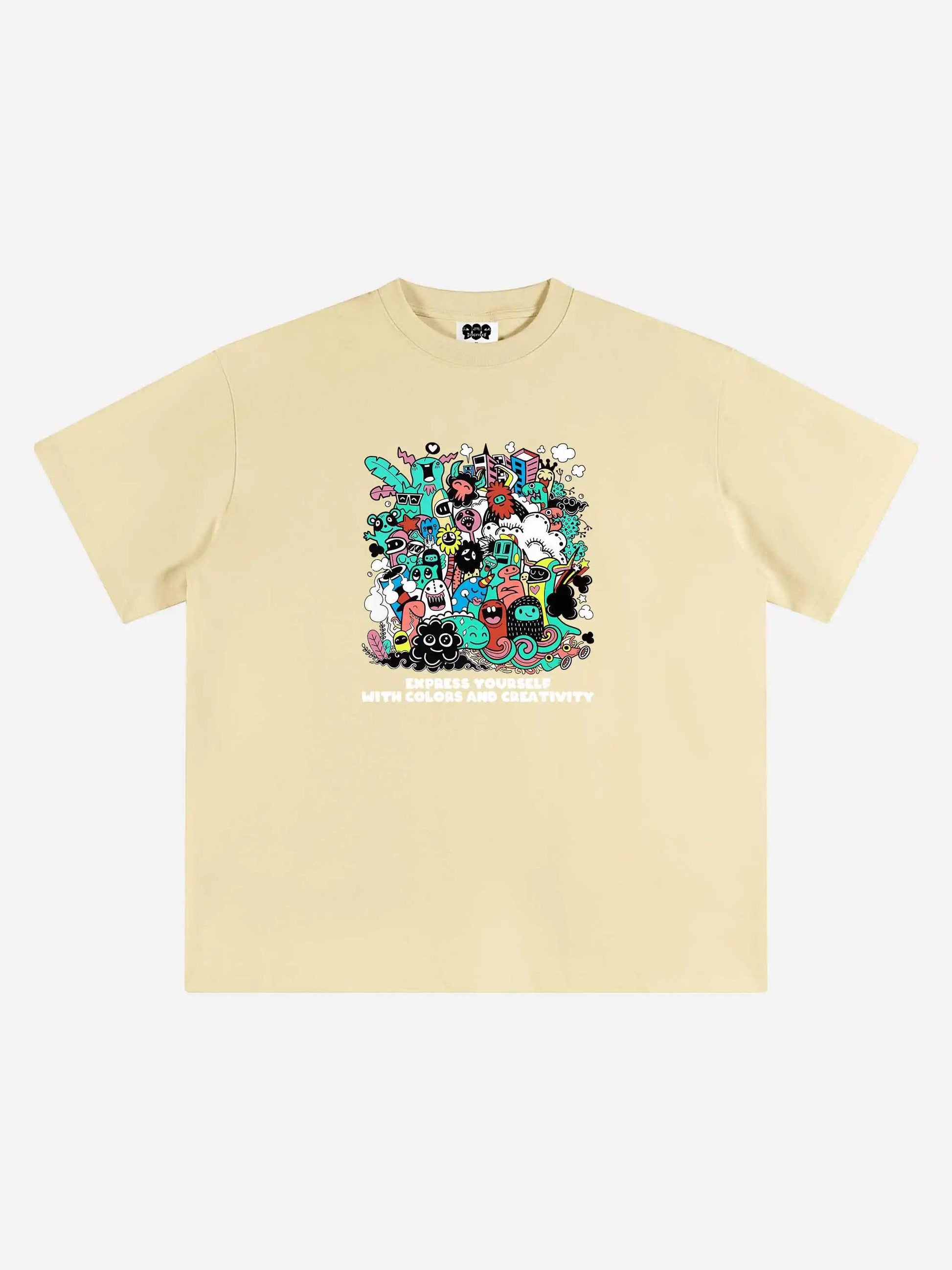 Disguisen Abstract Cartoon T-Shirt