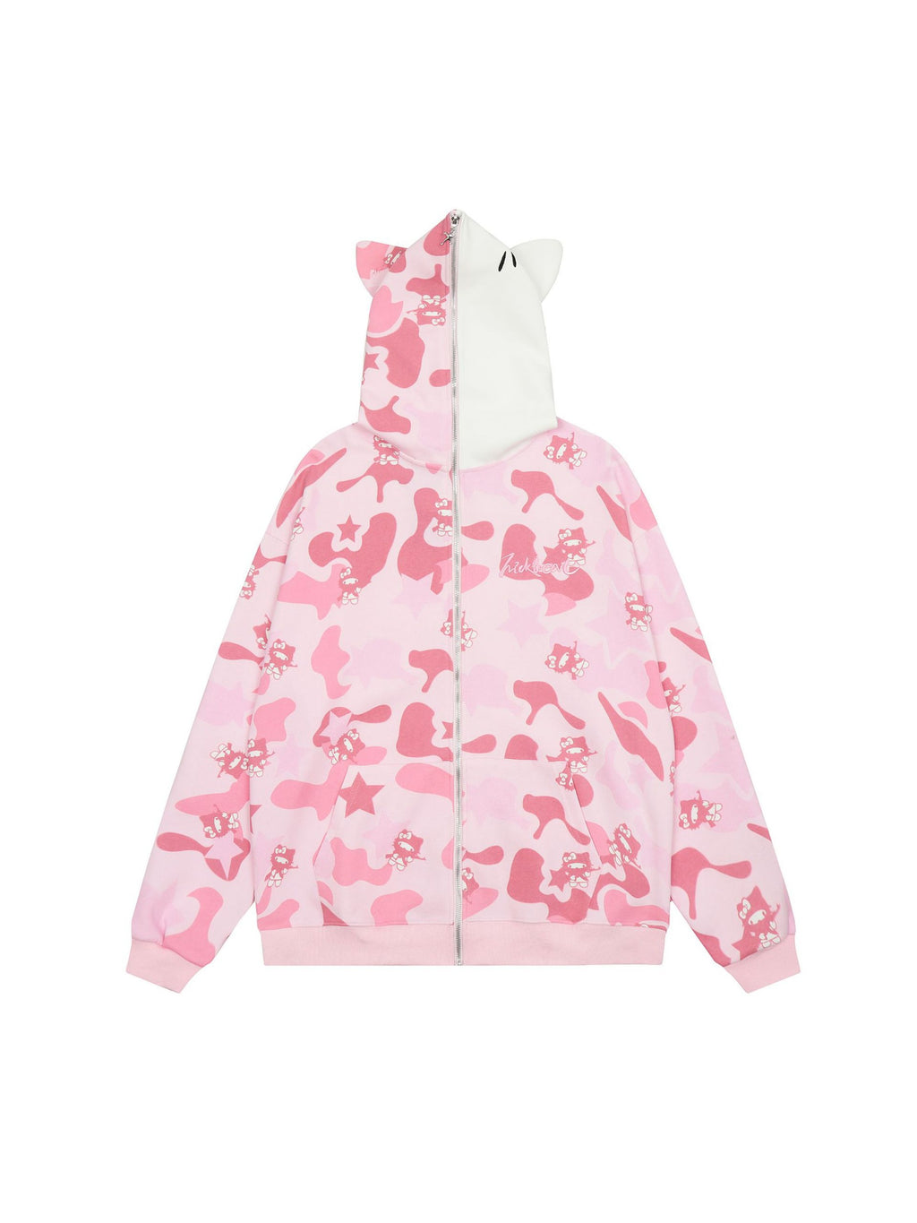 Cat Ears Camouflage Hoodie