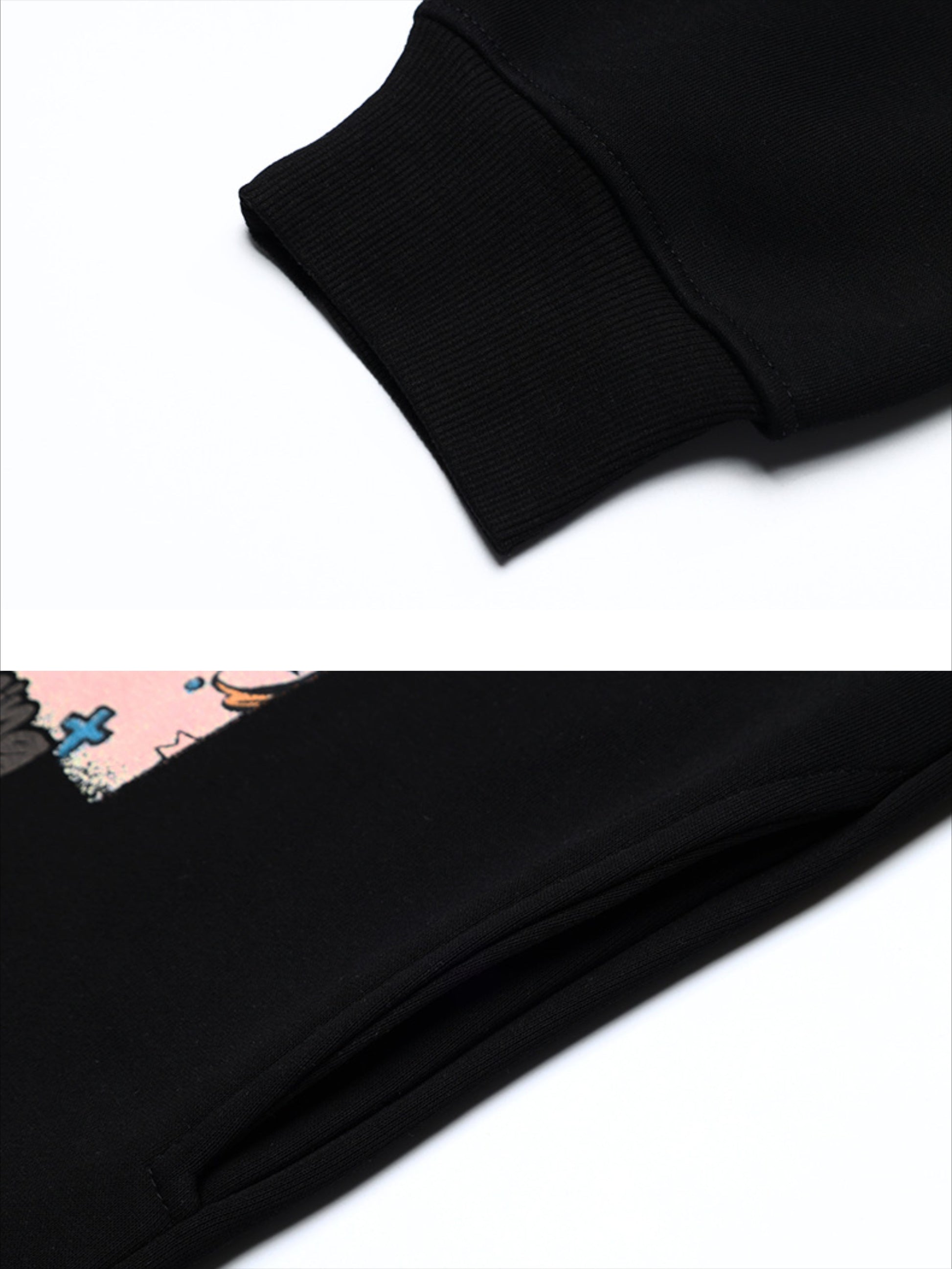 Anime Print Hoodie