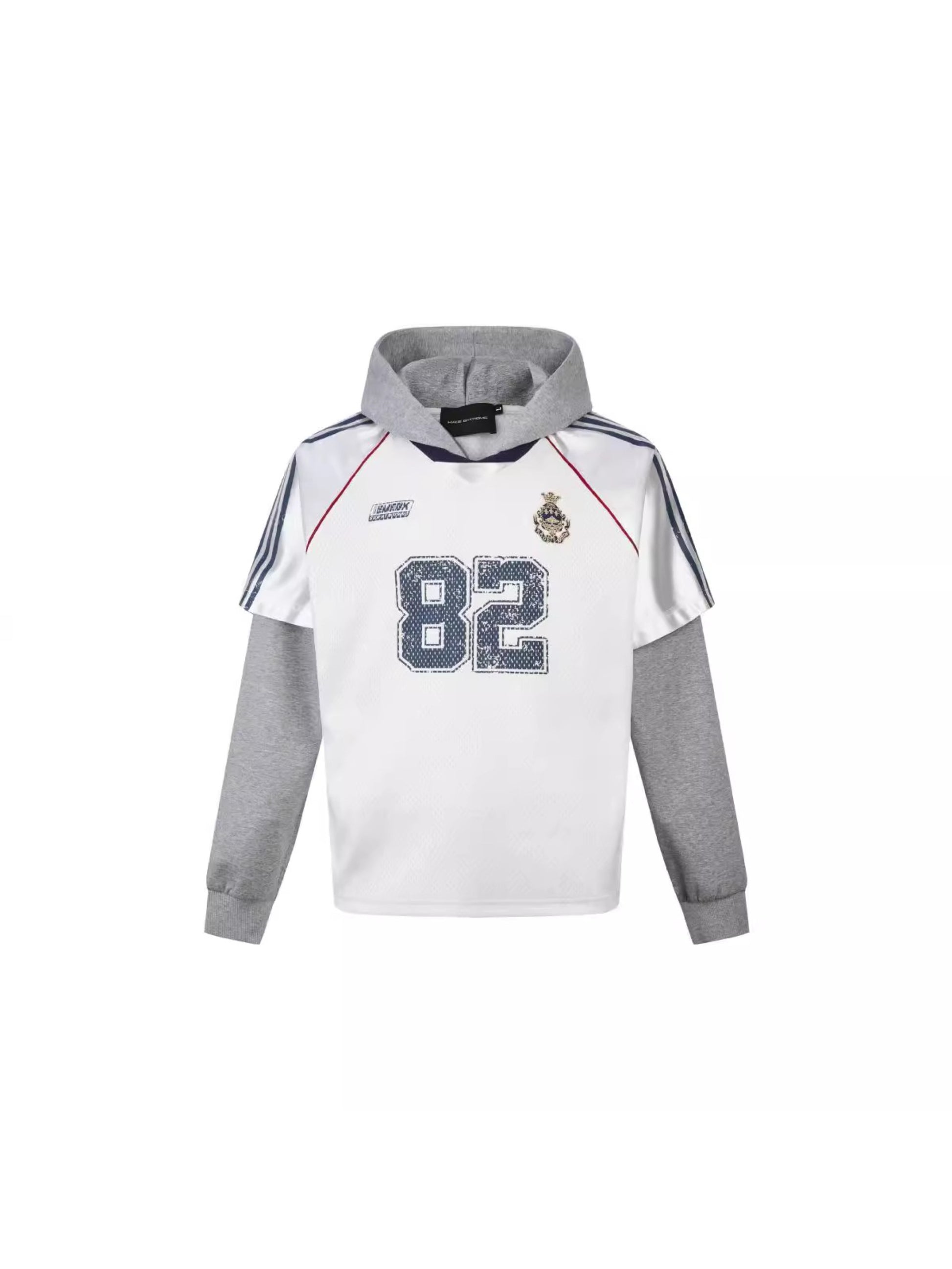 Vintage Fake Two-Piece Set Leisure Hoodie
