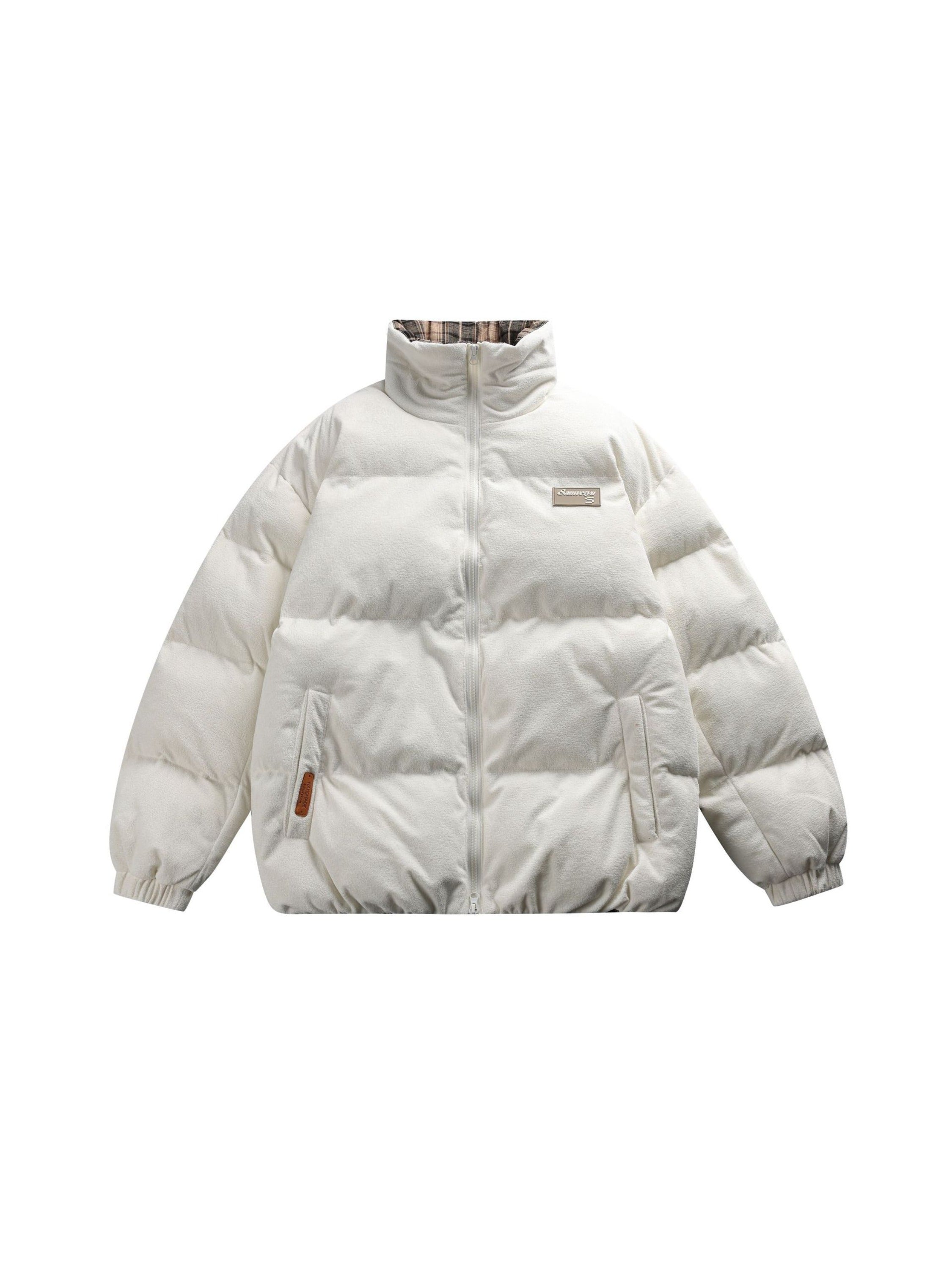 Academic Style Grid Leisure Coat
