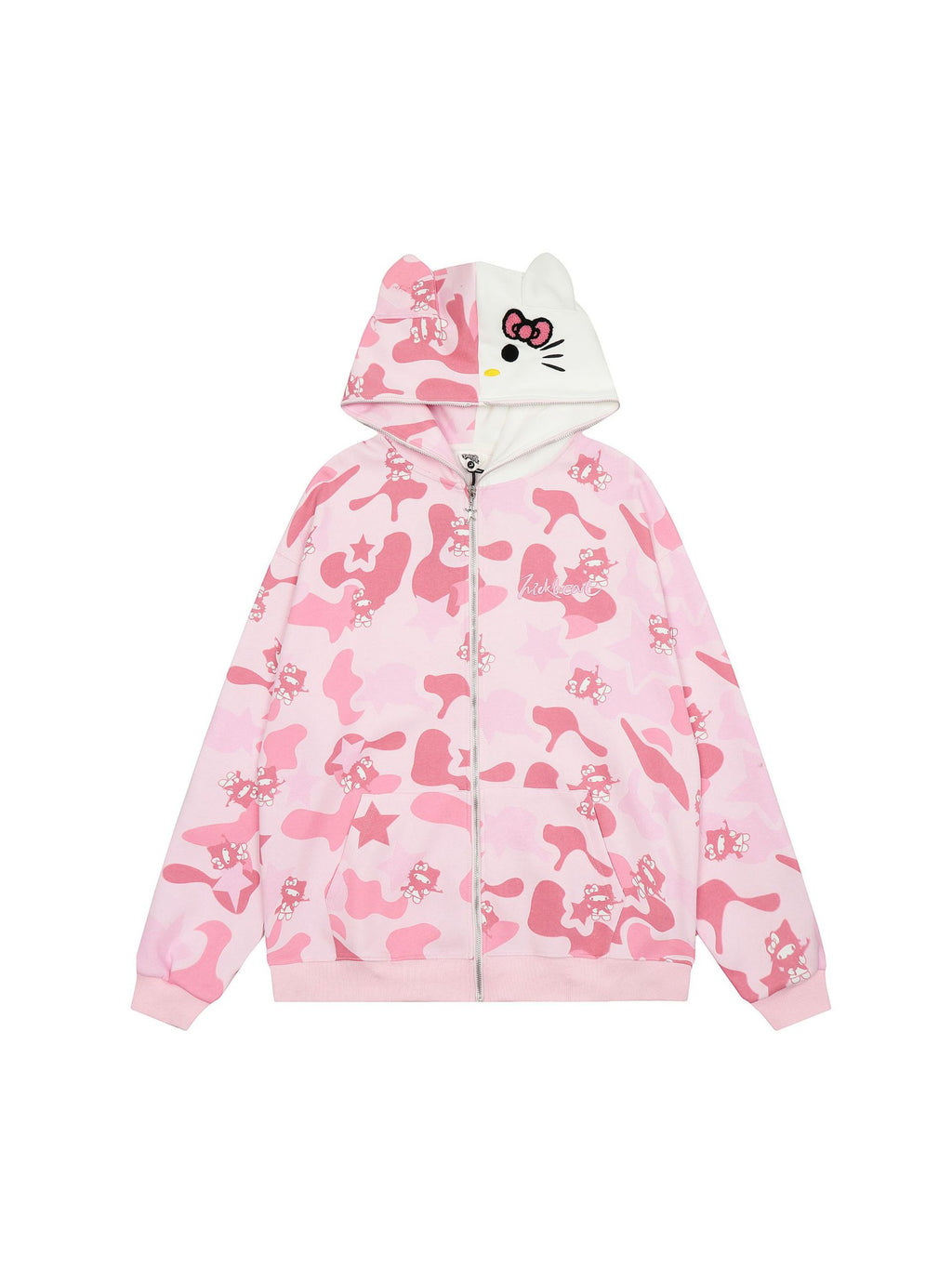 Cat Ears Camouflage Hoodie