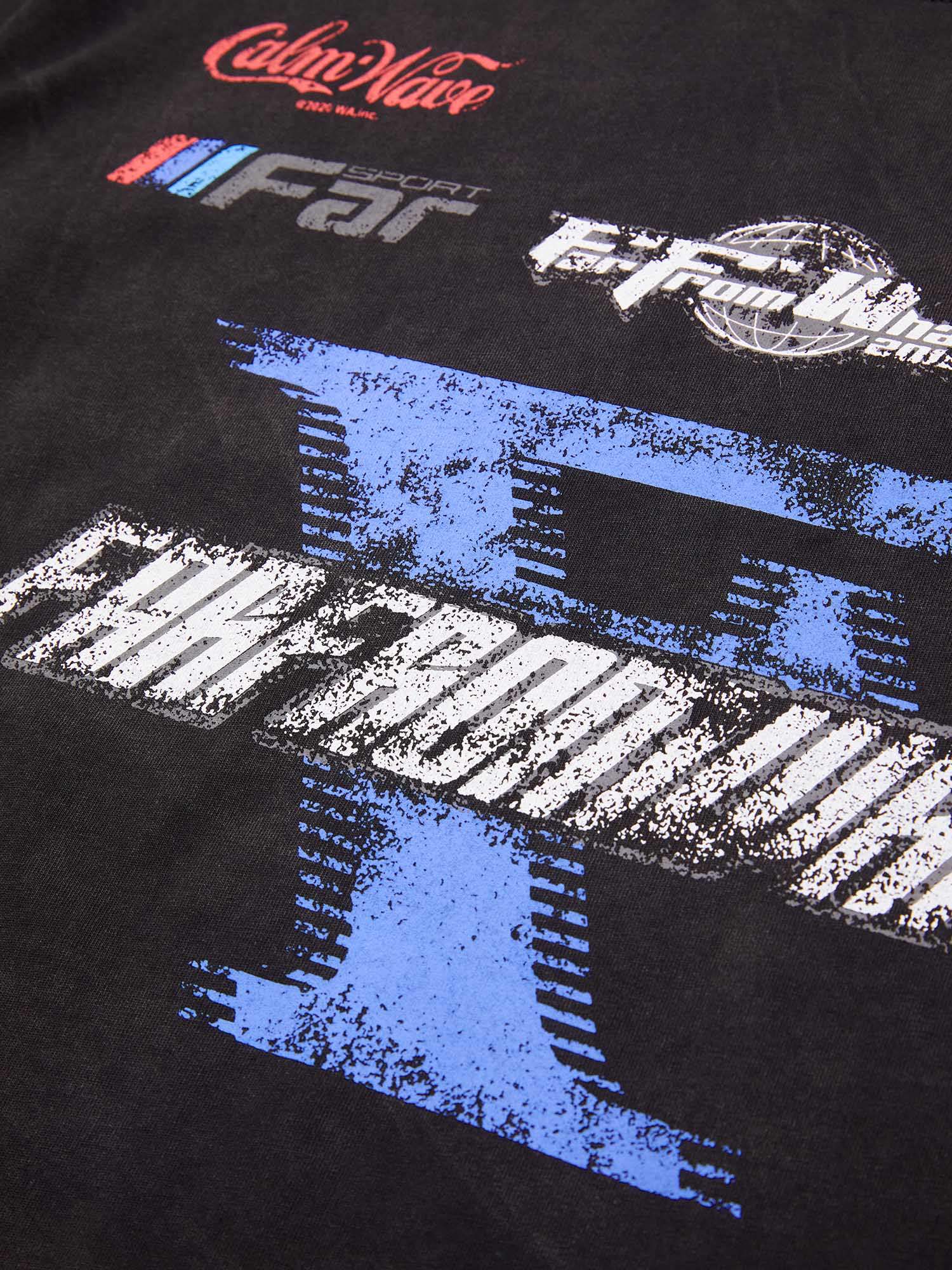 Disguisen Racing Afterimage Lettering T-shirt