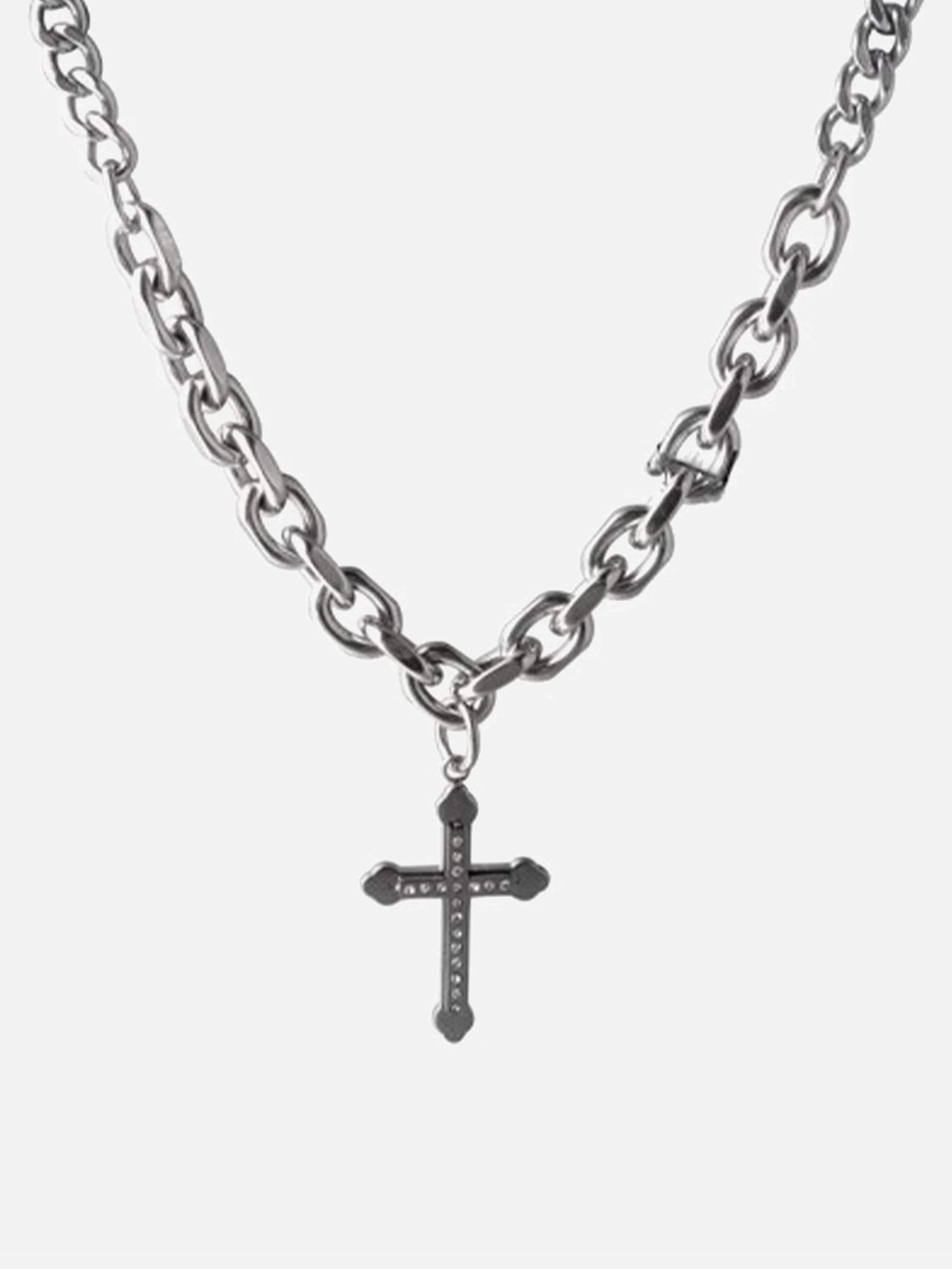 Disguisen Cross Diamond Necklace