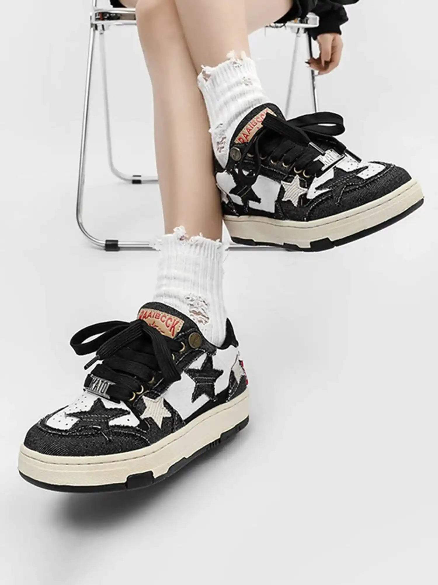 Disguisen Retro Star Elements Casual Board Shoes