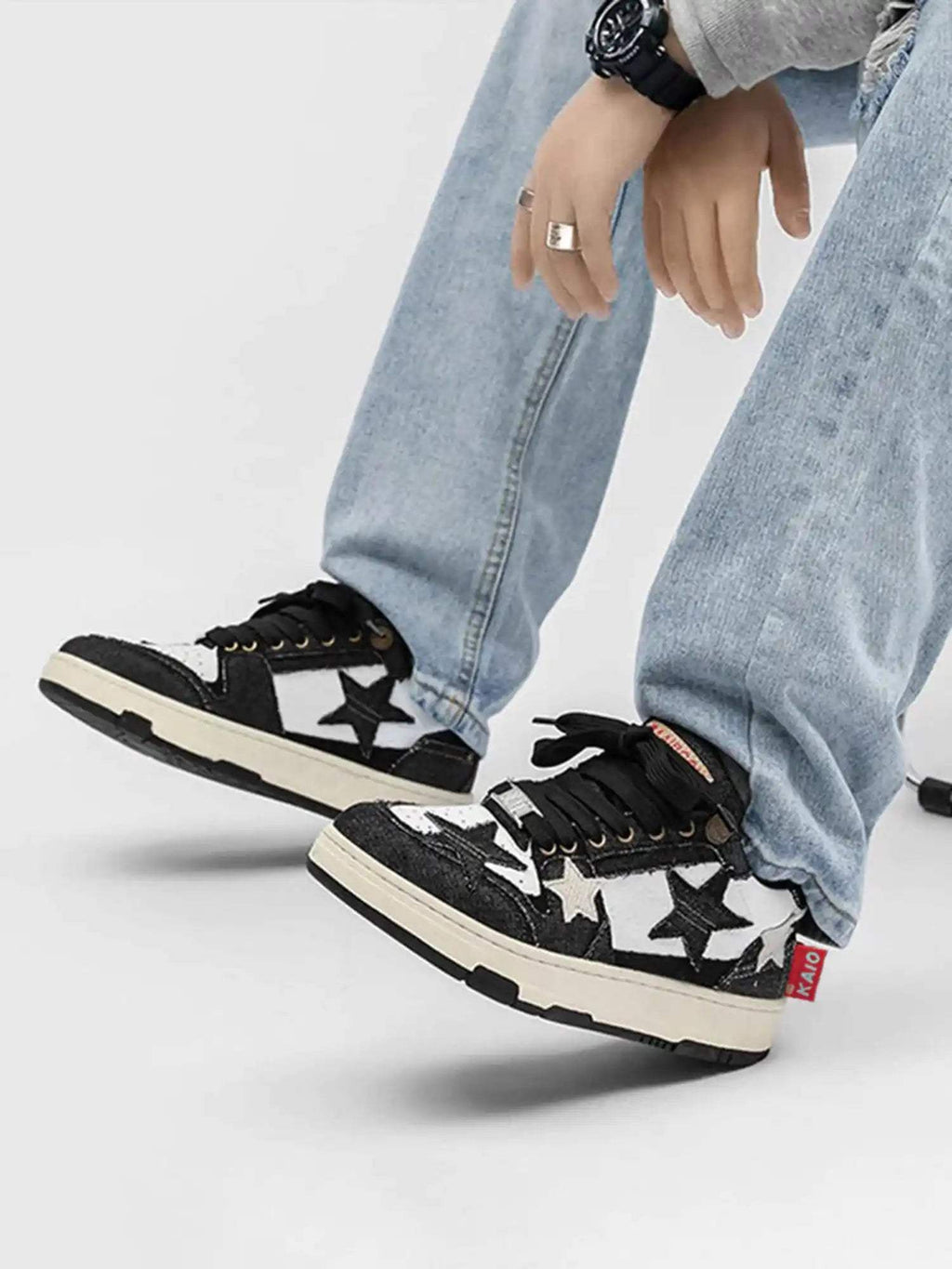 Disguisen Retro Star Elements Casual Board Shoes