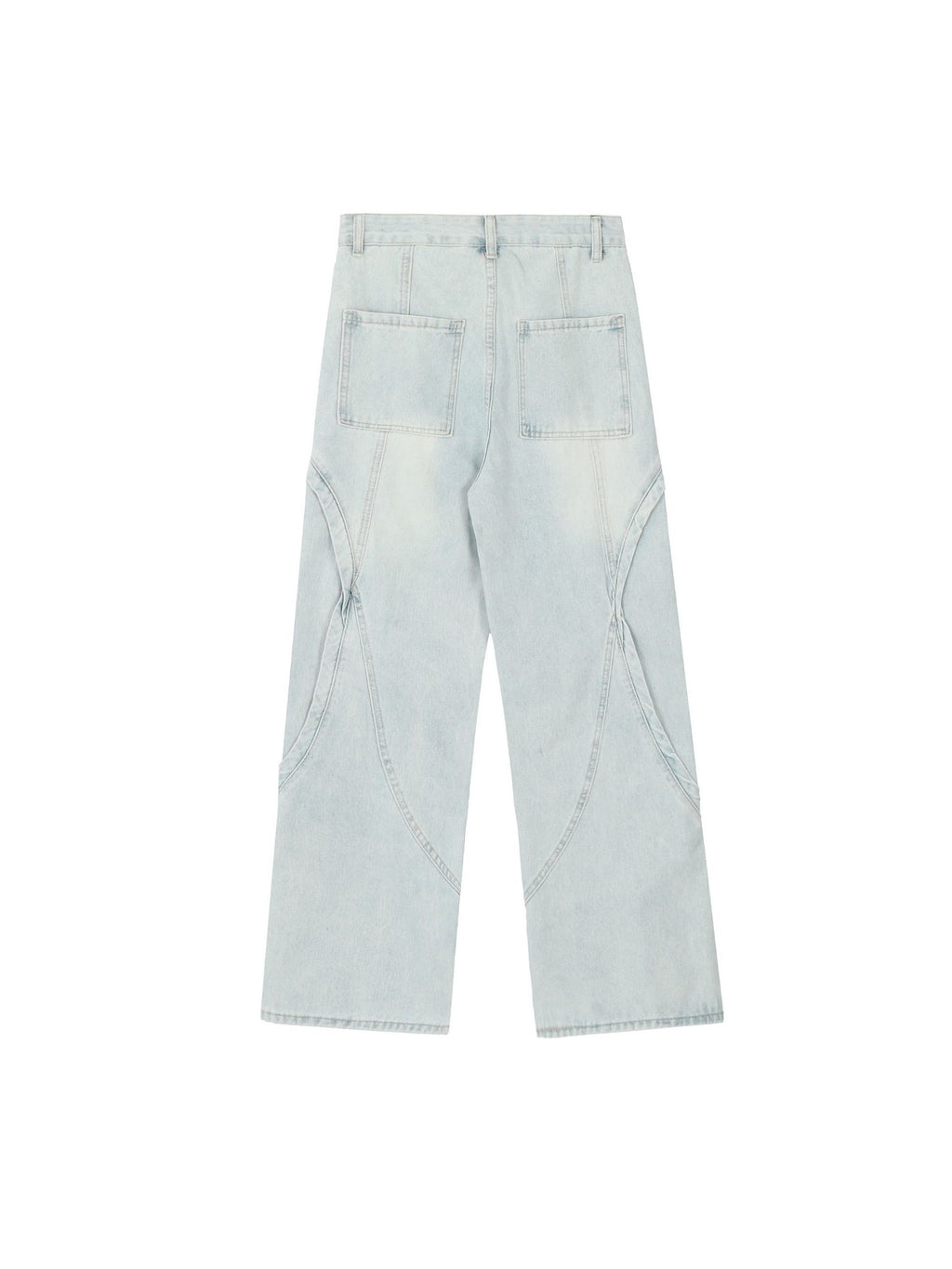 Vintage Deconstructed Straight Jeans