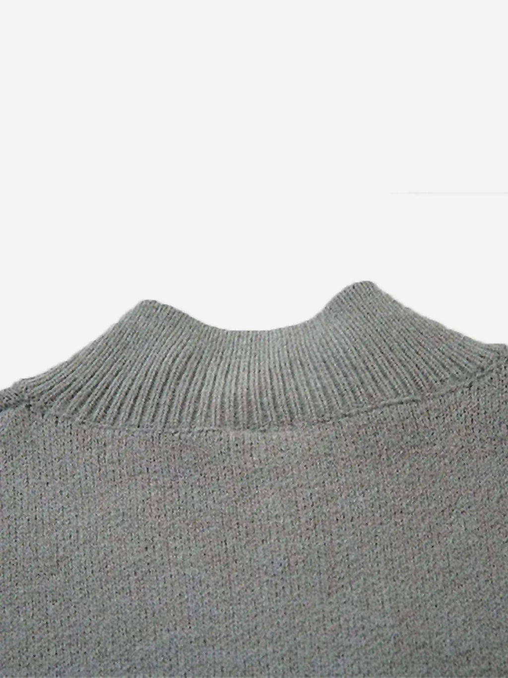Disguisen High Street Abstract Pattern Zipper Stand Collar Cardigan