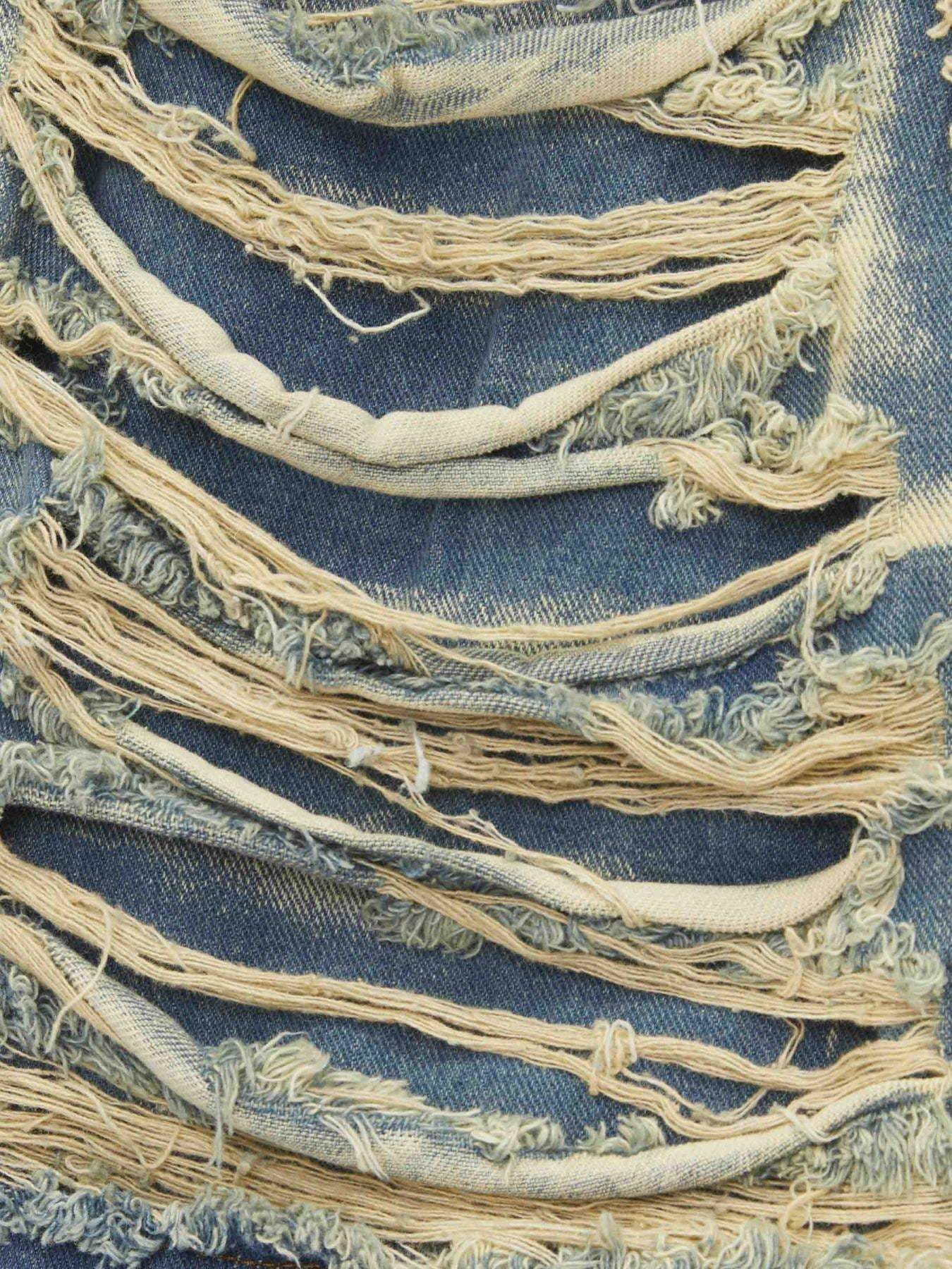 Disguisen Ripped Double Straight Jeans