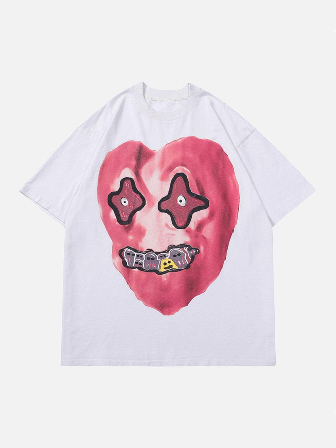 Disguisen Fun Graphic Print Loose-fit T-shirt-4501