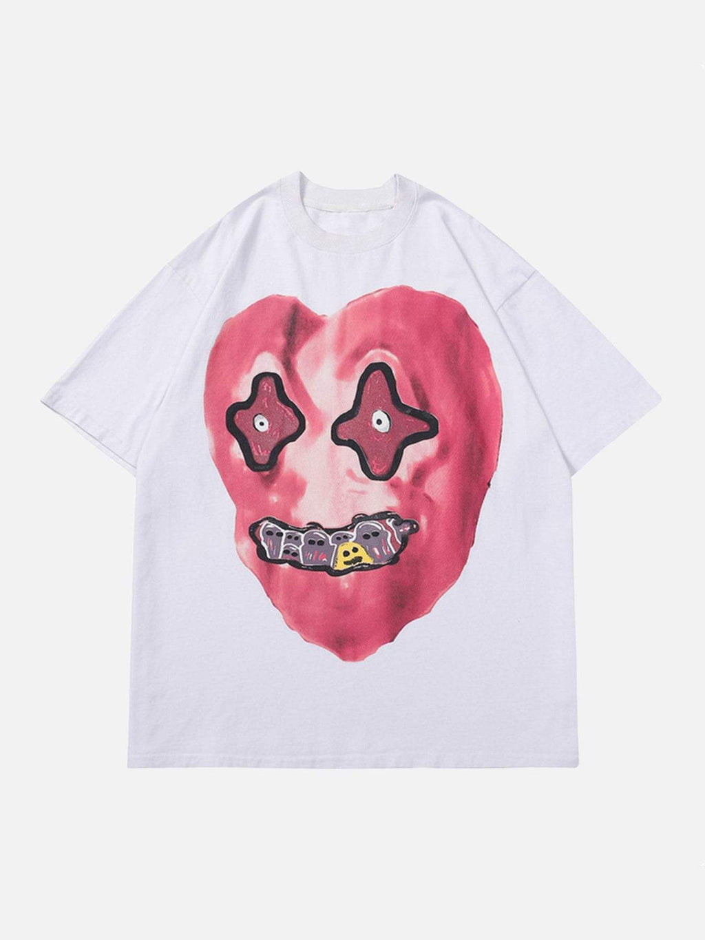 Disguisen Fun Graphic Print Loose-fit T-shirt-4501