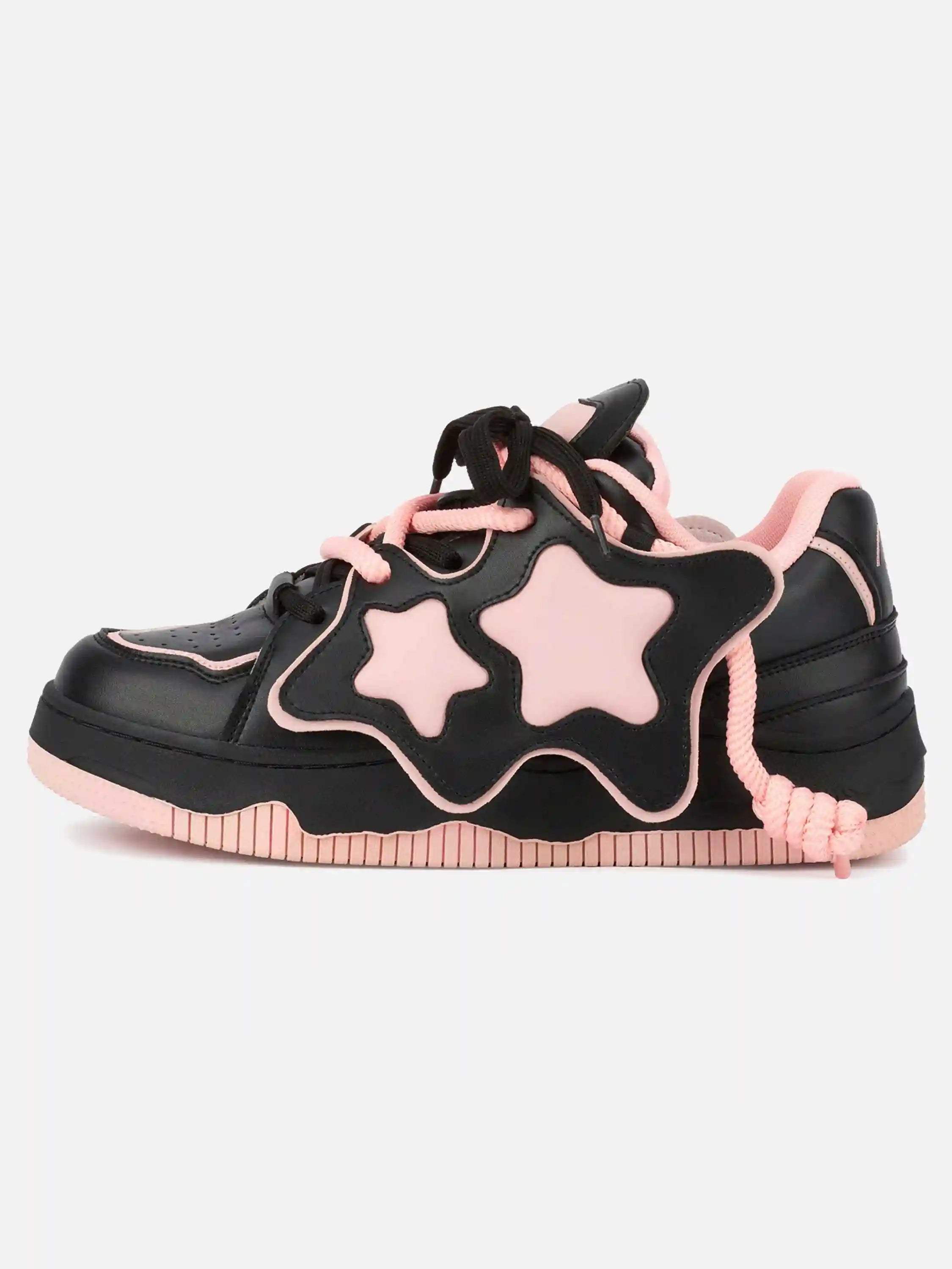 Disguisen Star Thick Bottom Board Shoes Couple
