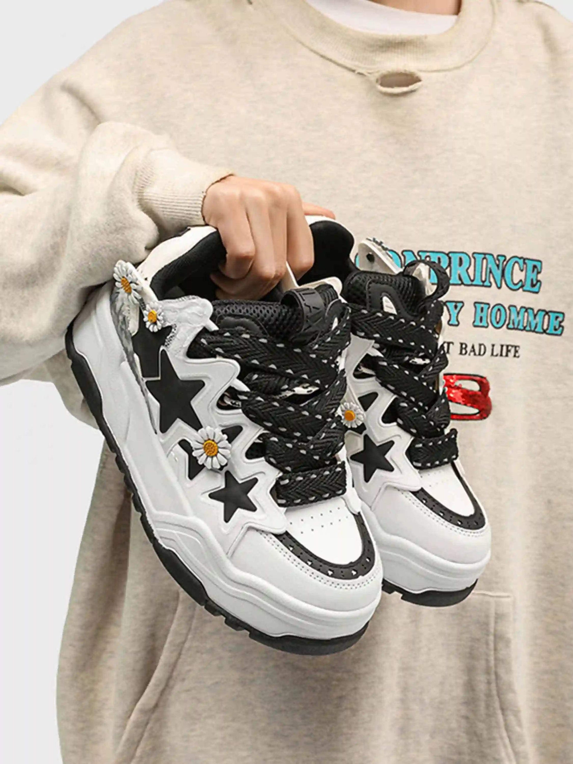 Disguisen Street Daisy Thick-Soled Sneakers