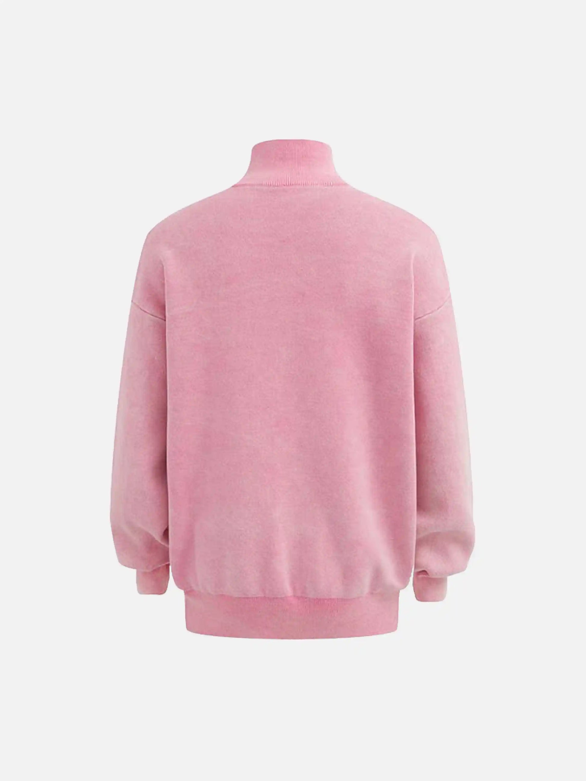 Disguisen Vintage Flame Jacquard Stand Collar Cardigan