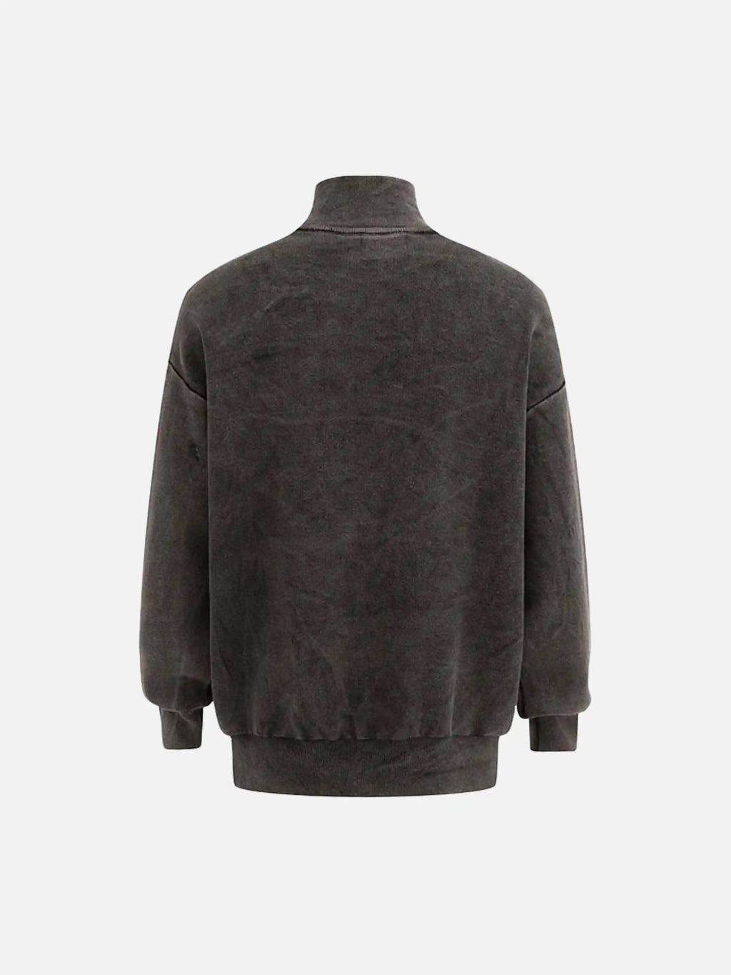 Disguisen Vintage Flame Jacquard Stand Collar Cardigan