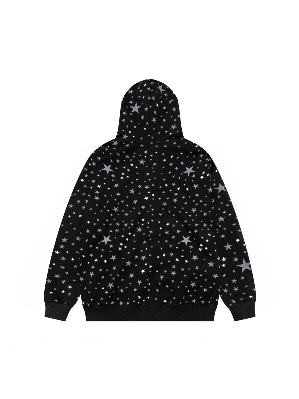 Stars Full Print Zip-Up Hoodie