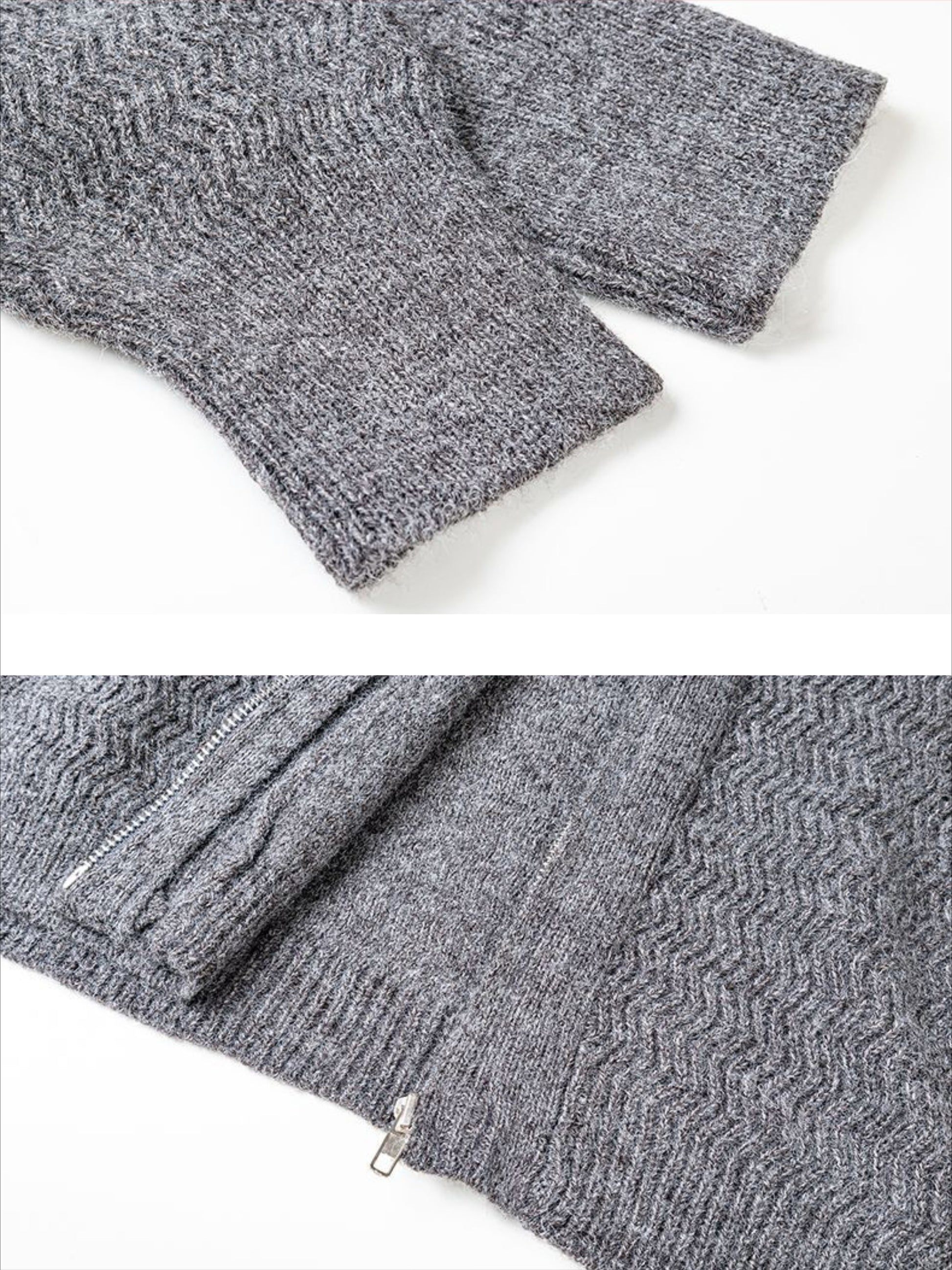 Vintage Braided Texture Sweater