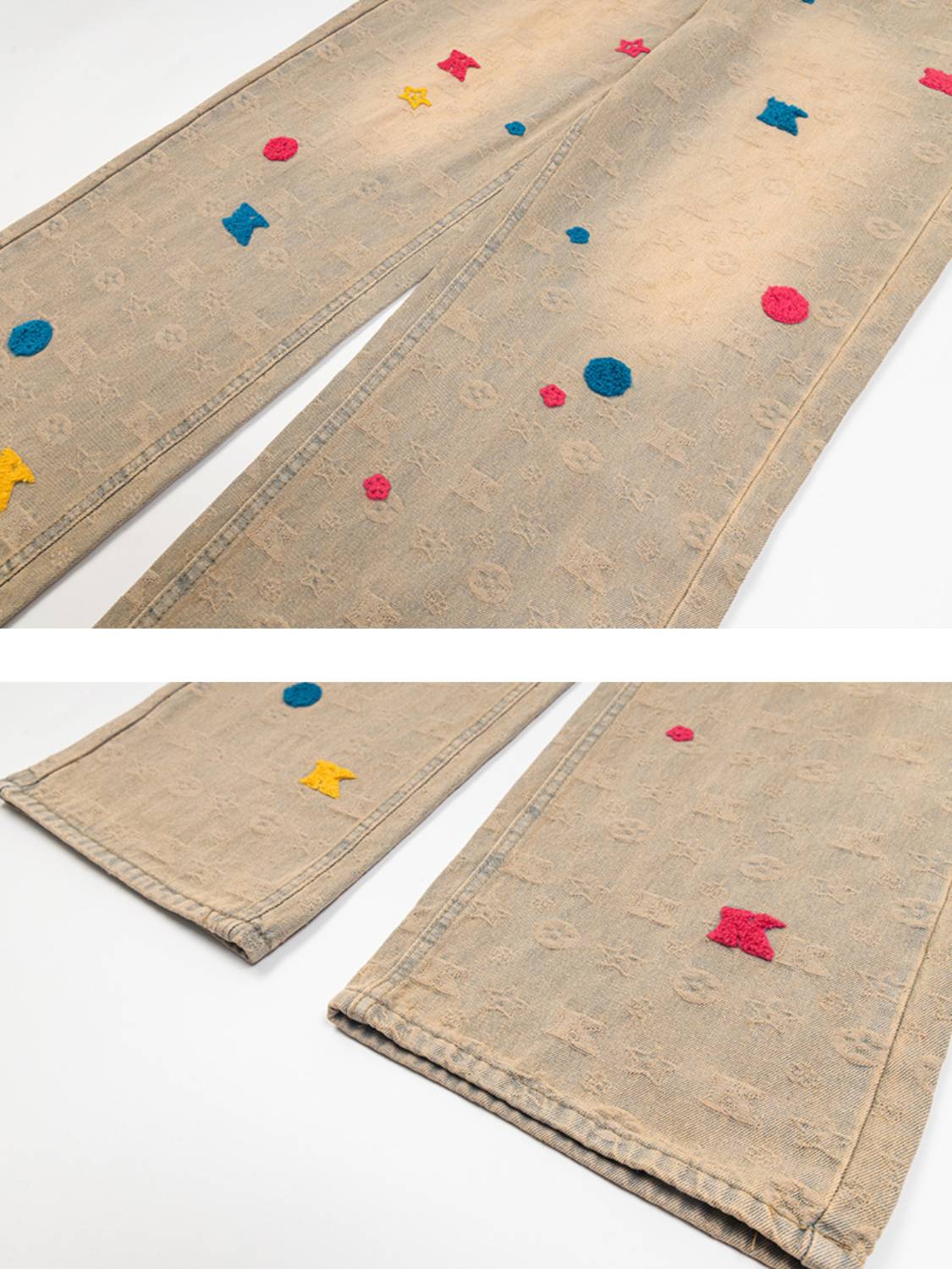 Towel Embroidery Jeans