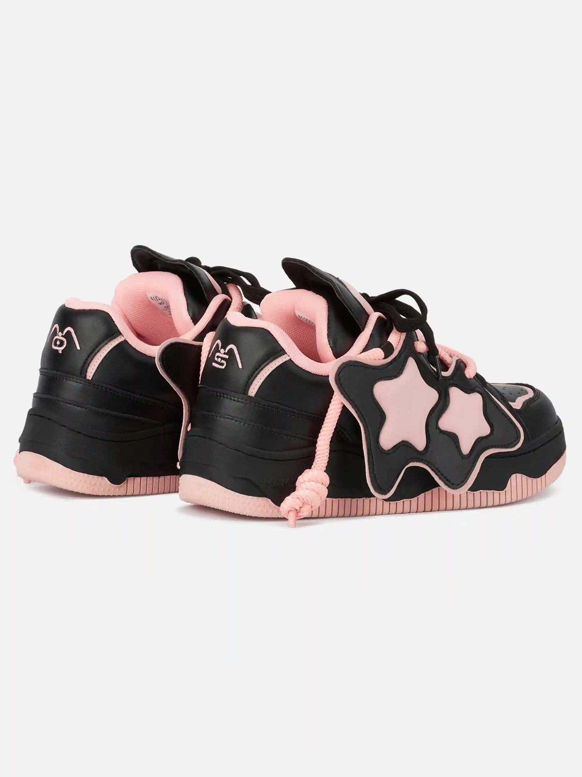 Disguisen Star Thick Bottom Board Shoes Couple