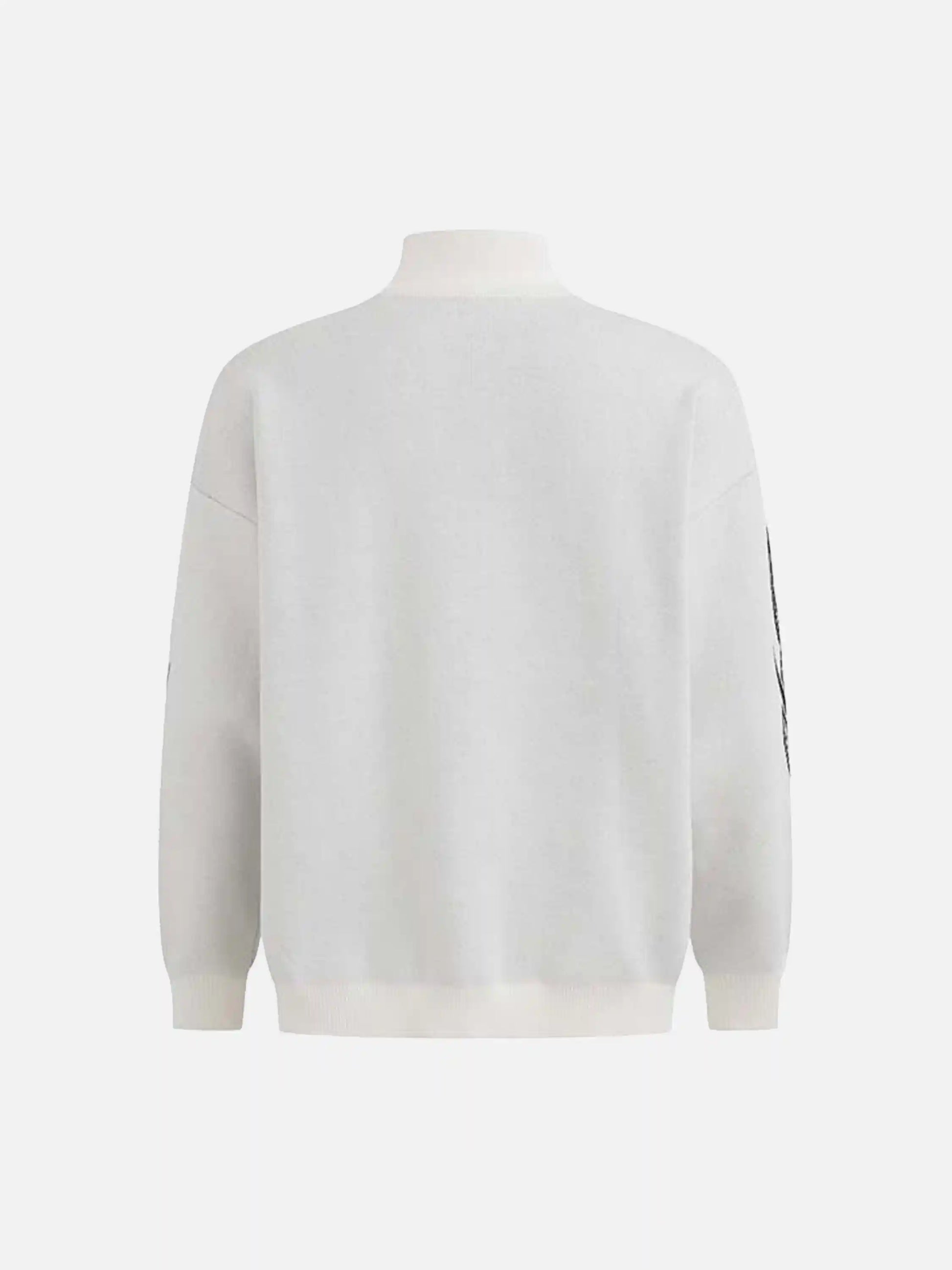 Disguisen Vintage Thorns Stand Collar Cardigan