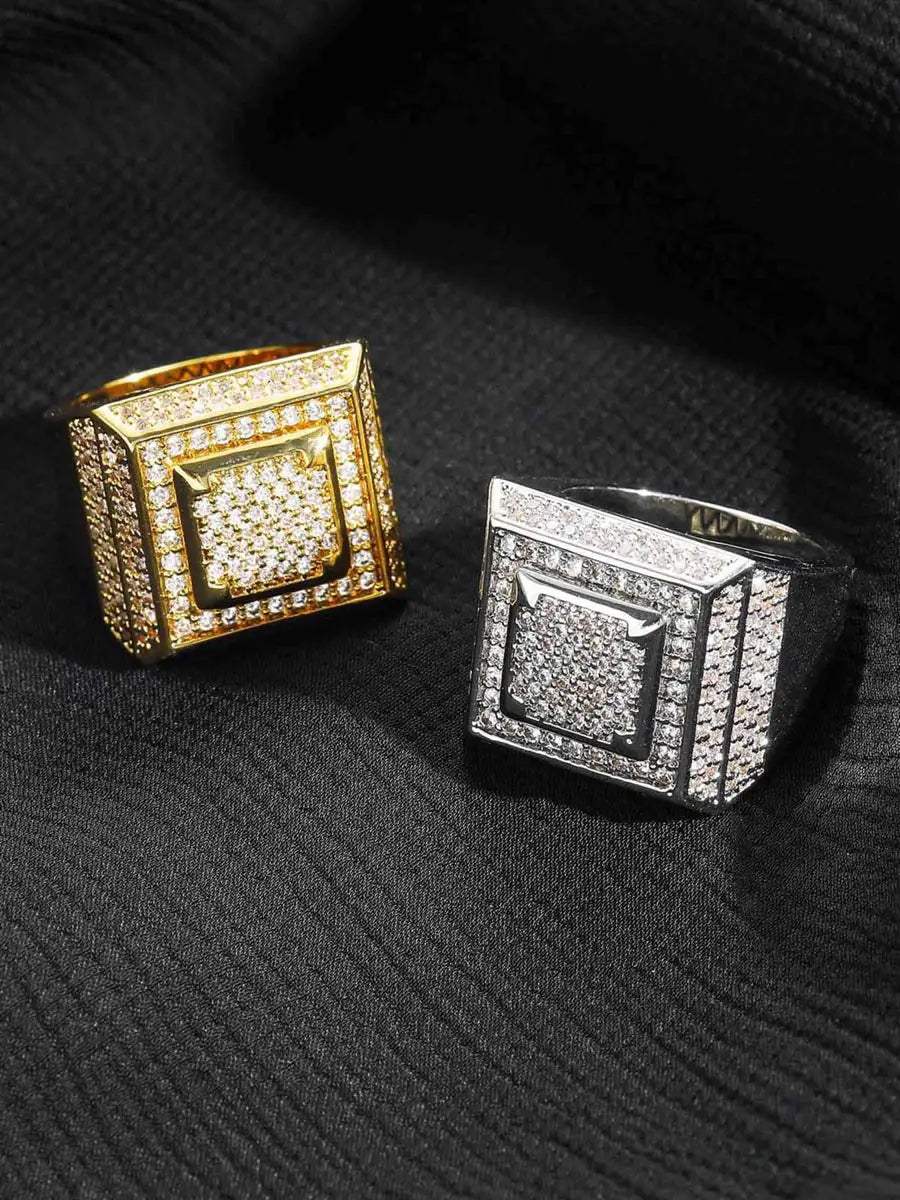 Disguisen Hip Hop Zirconia Ring