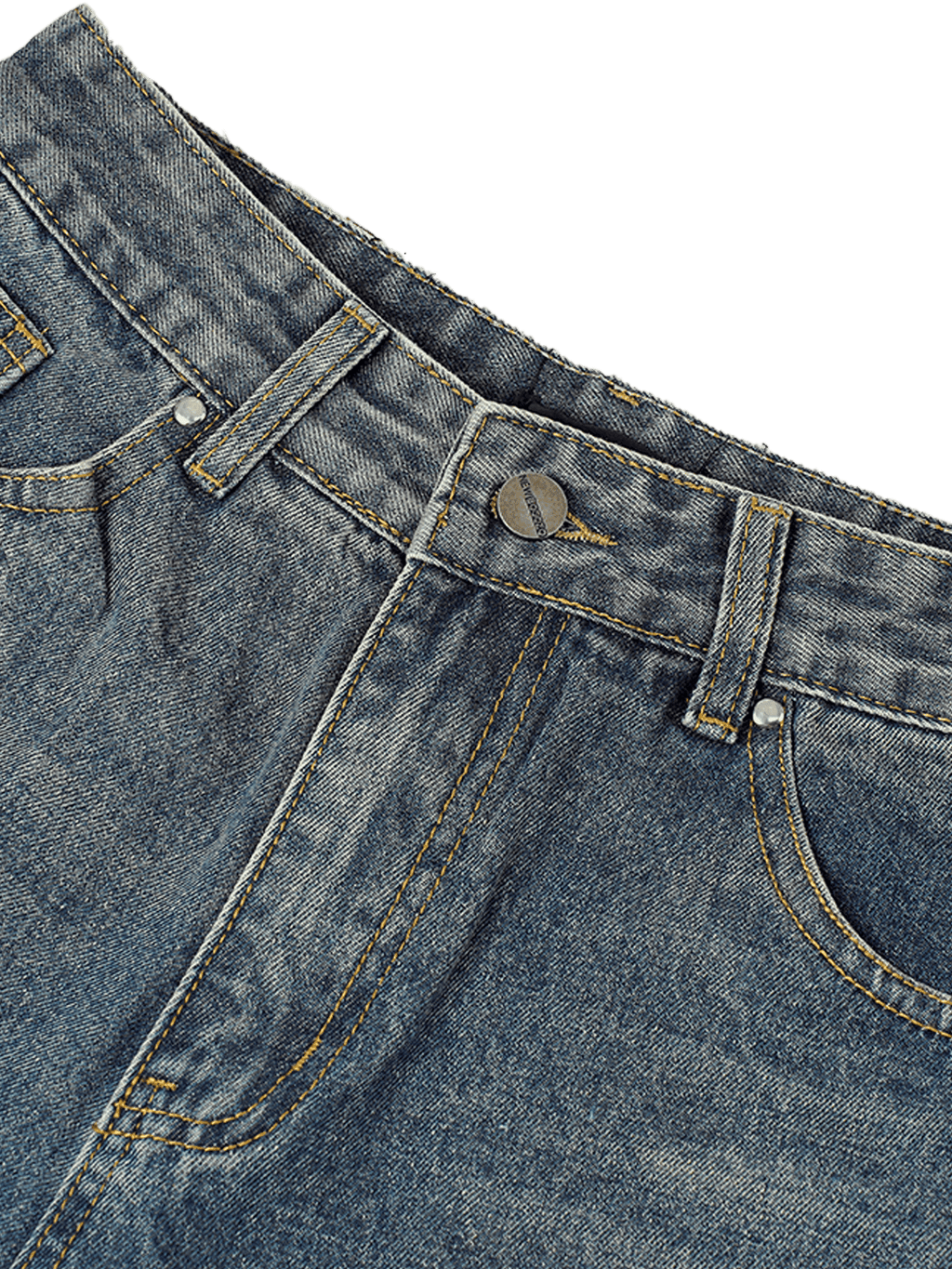 Disguisen High Street Washed Distressed Lightning Patch Jeans
