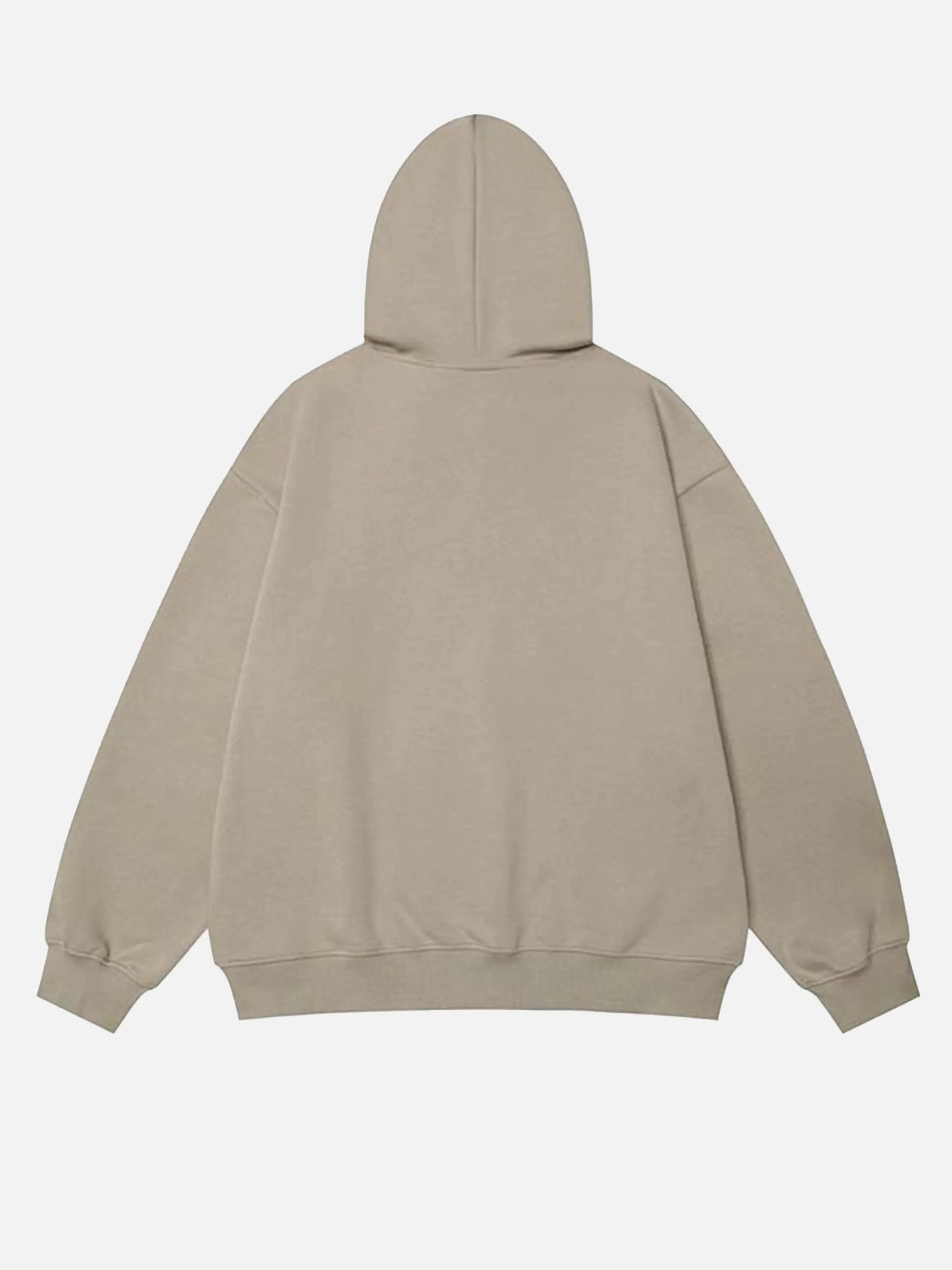 Vintage Character Print Oversized Hoodie