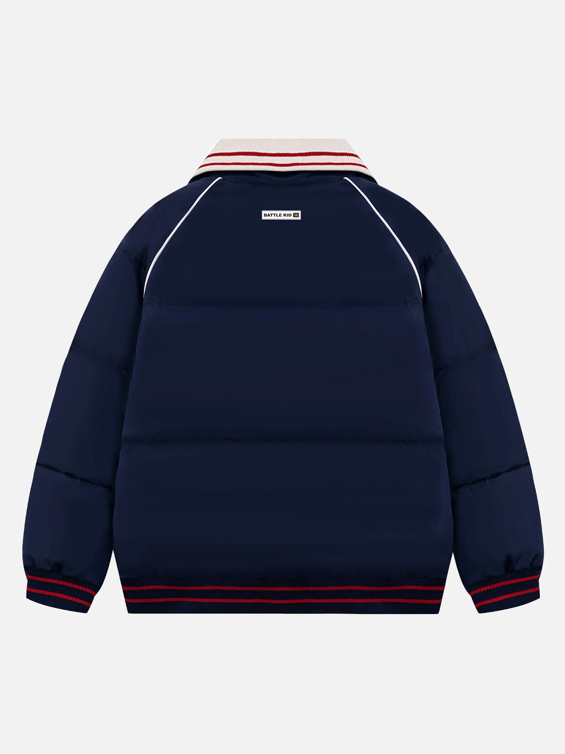 Preppy Style POLO Stand Collar Jacket