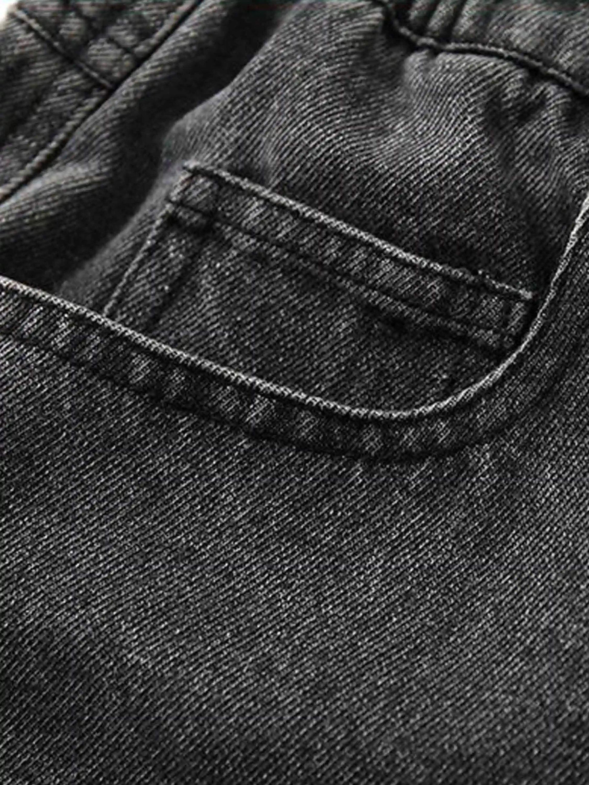 Disguisen American Retro Embroidered Dopamine Jeans