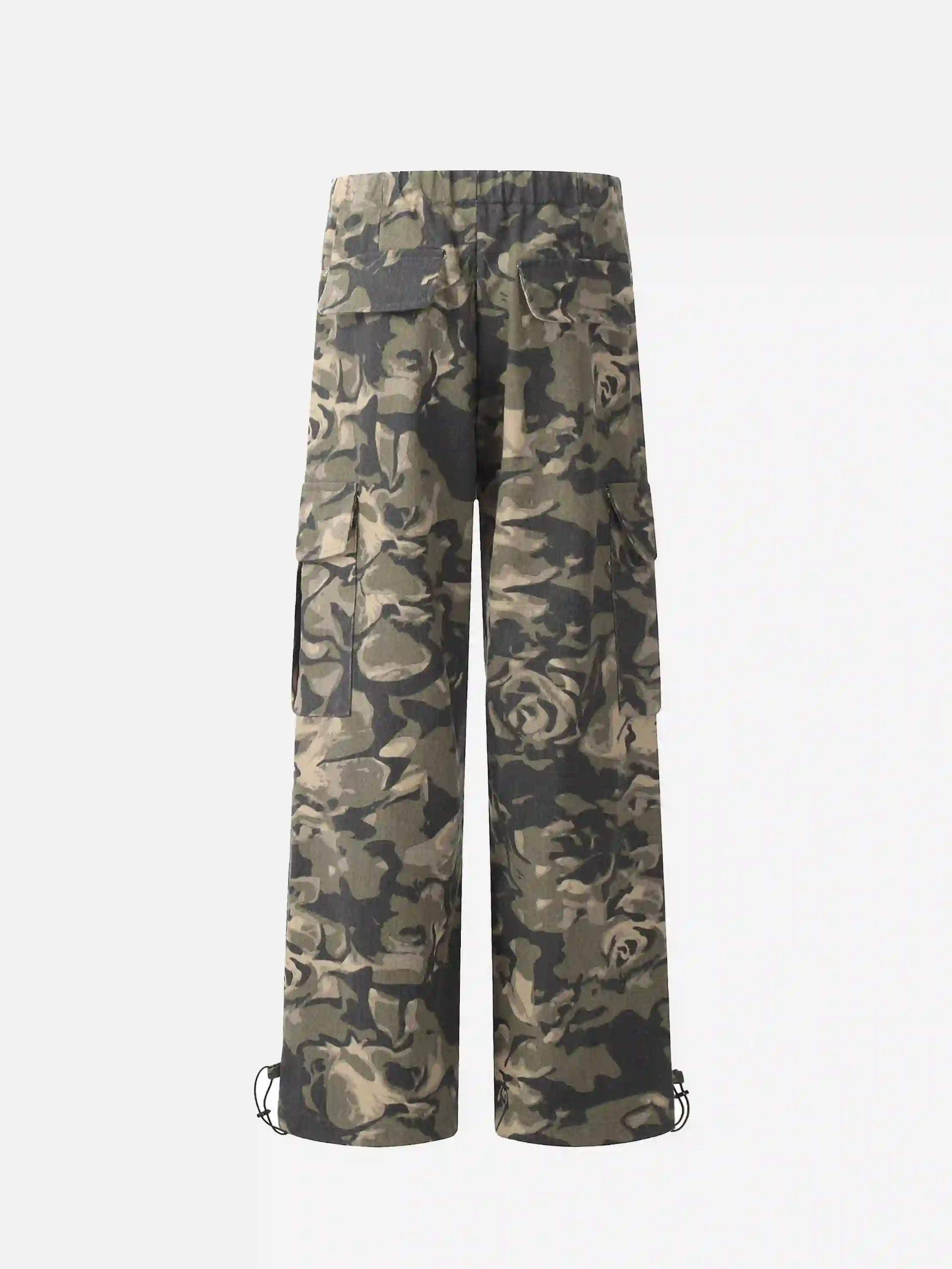 Disguisen Camouflage Multi-Pocket Work Pants