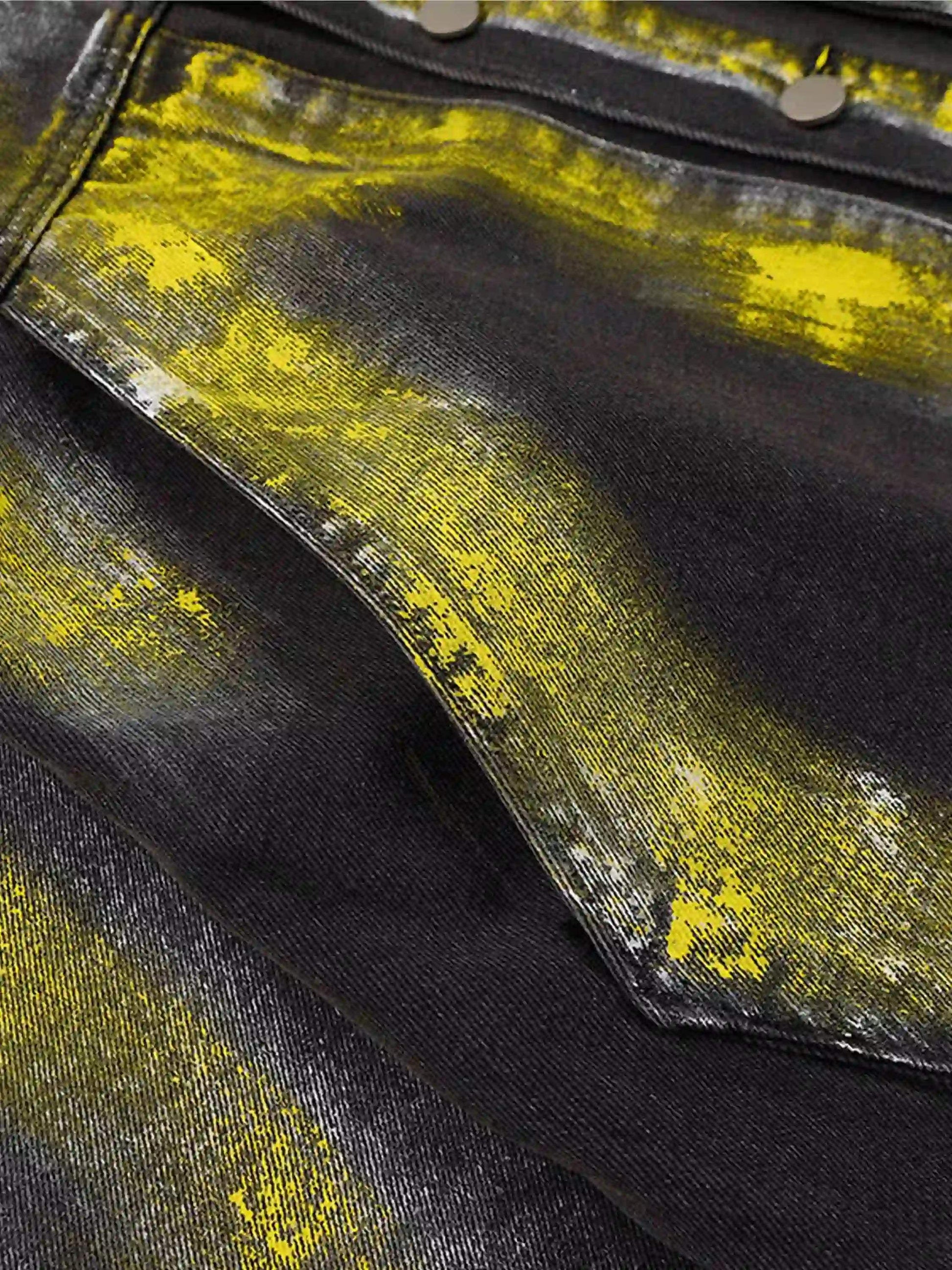 Disguisen Hand Painted Dirty Street Jacket