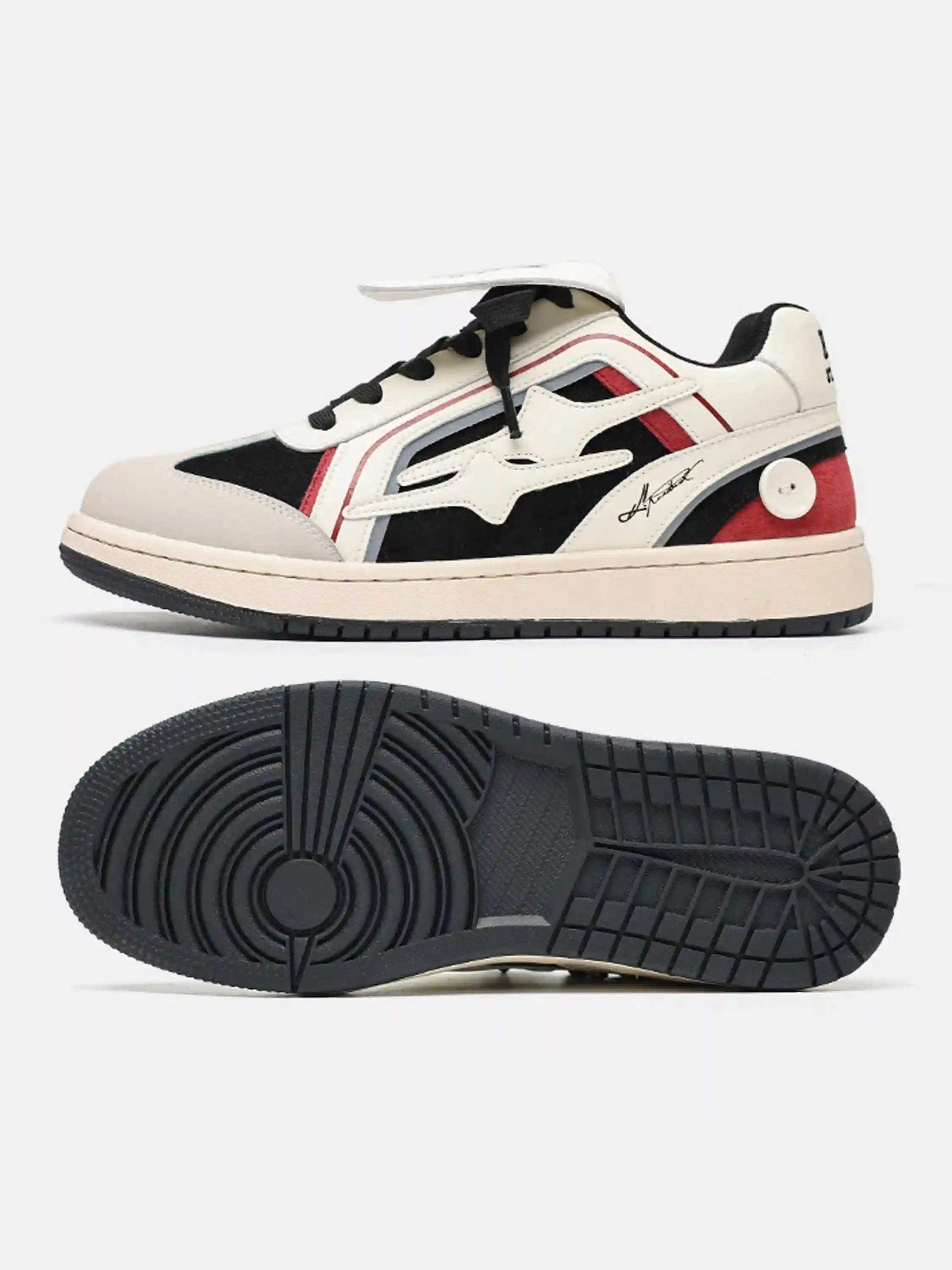 Disguisen Retro Street Color Matching Dexter Shoes