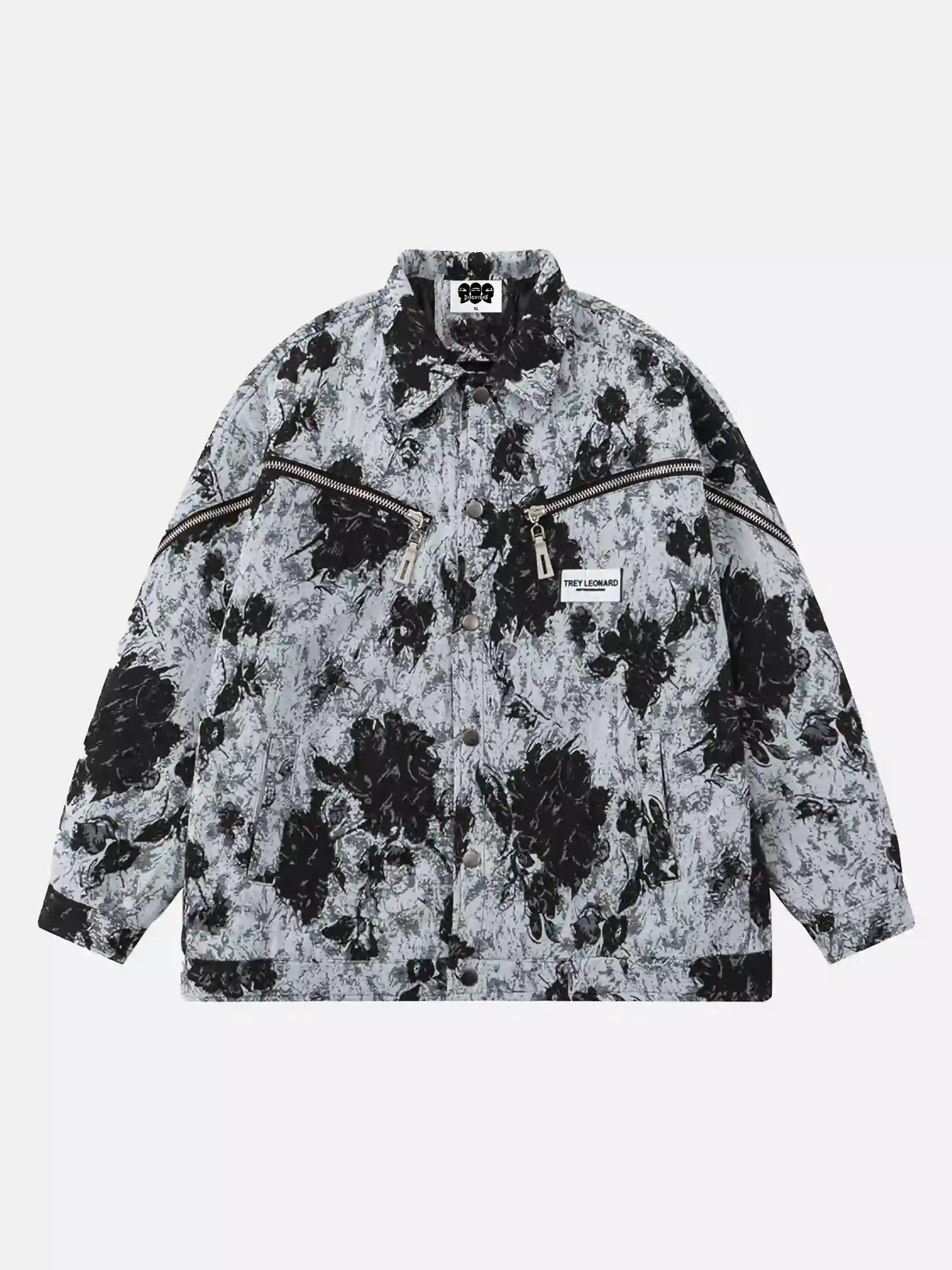Disguisen American Hip-Hop Street Jacquard Jacket