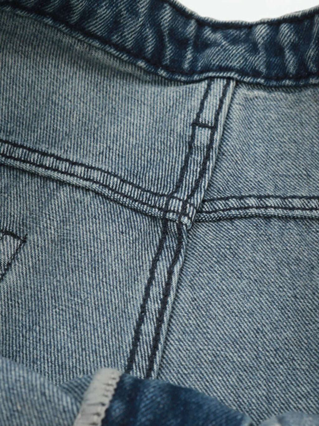 Vintage Number Print Jeans