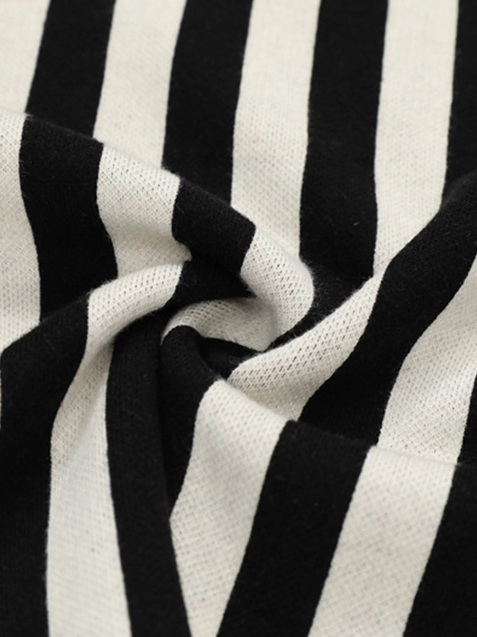 Vintage Vertical Striped Preppy V-Neck Sweater