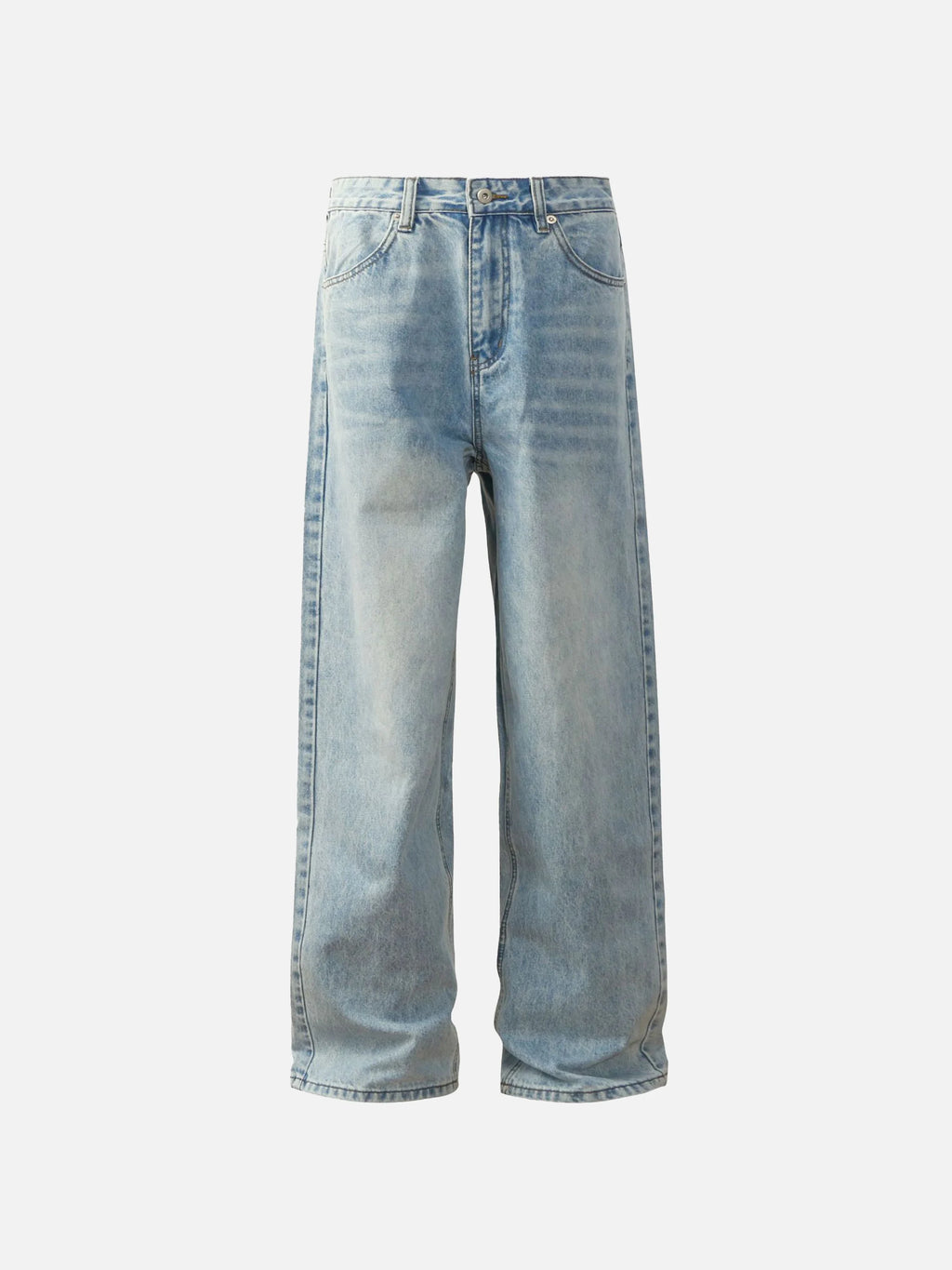 Vintage Classic Washed Light Blue Jeans
