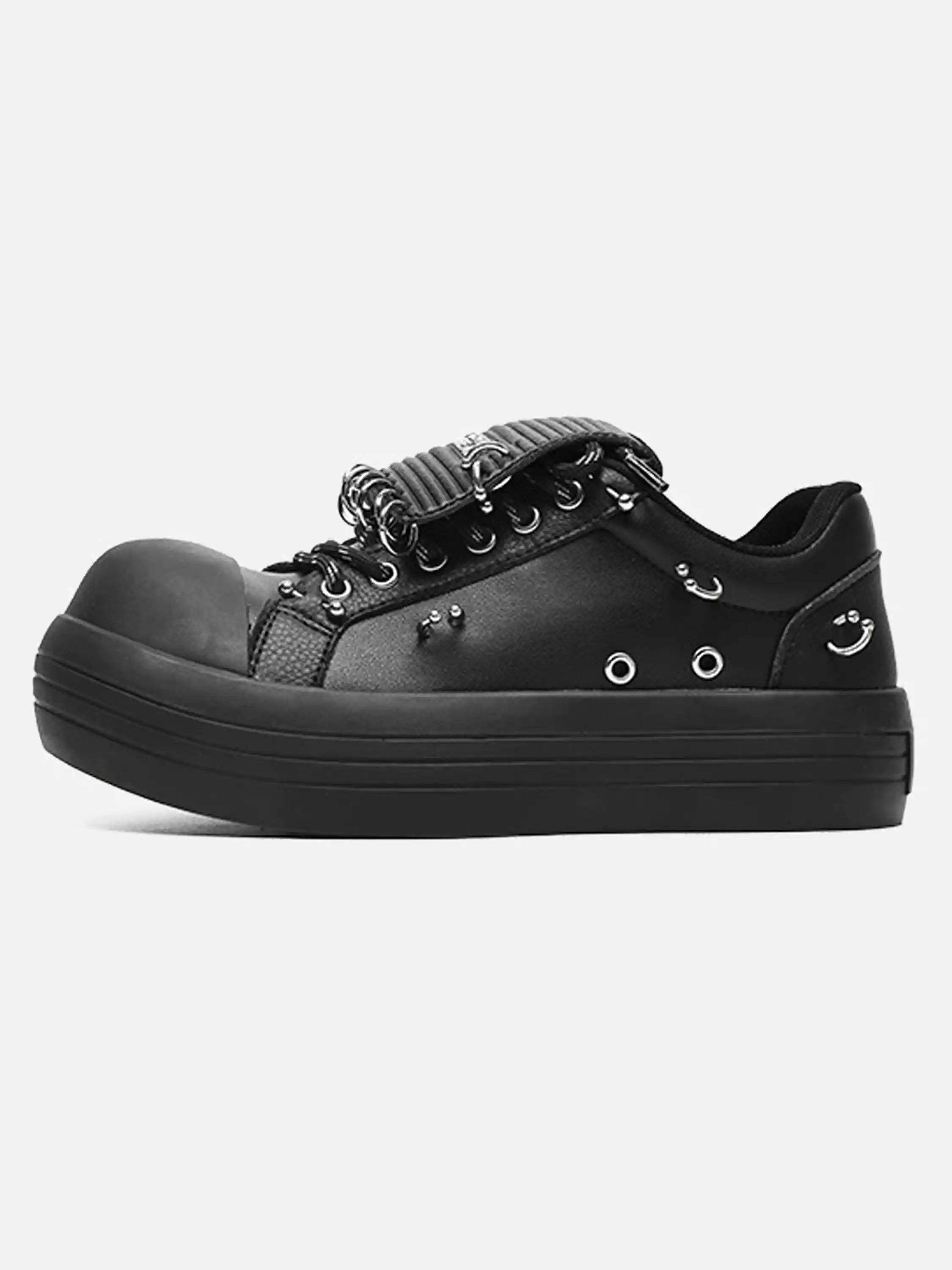 Disguisen Retro Punk Big Toe Platform Shoes
