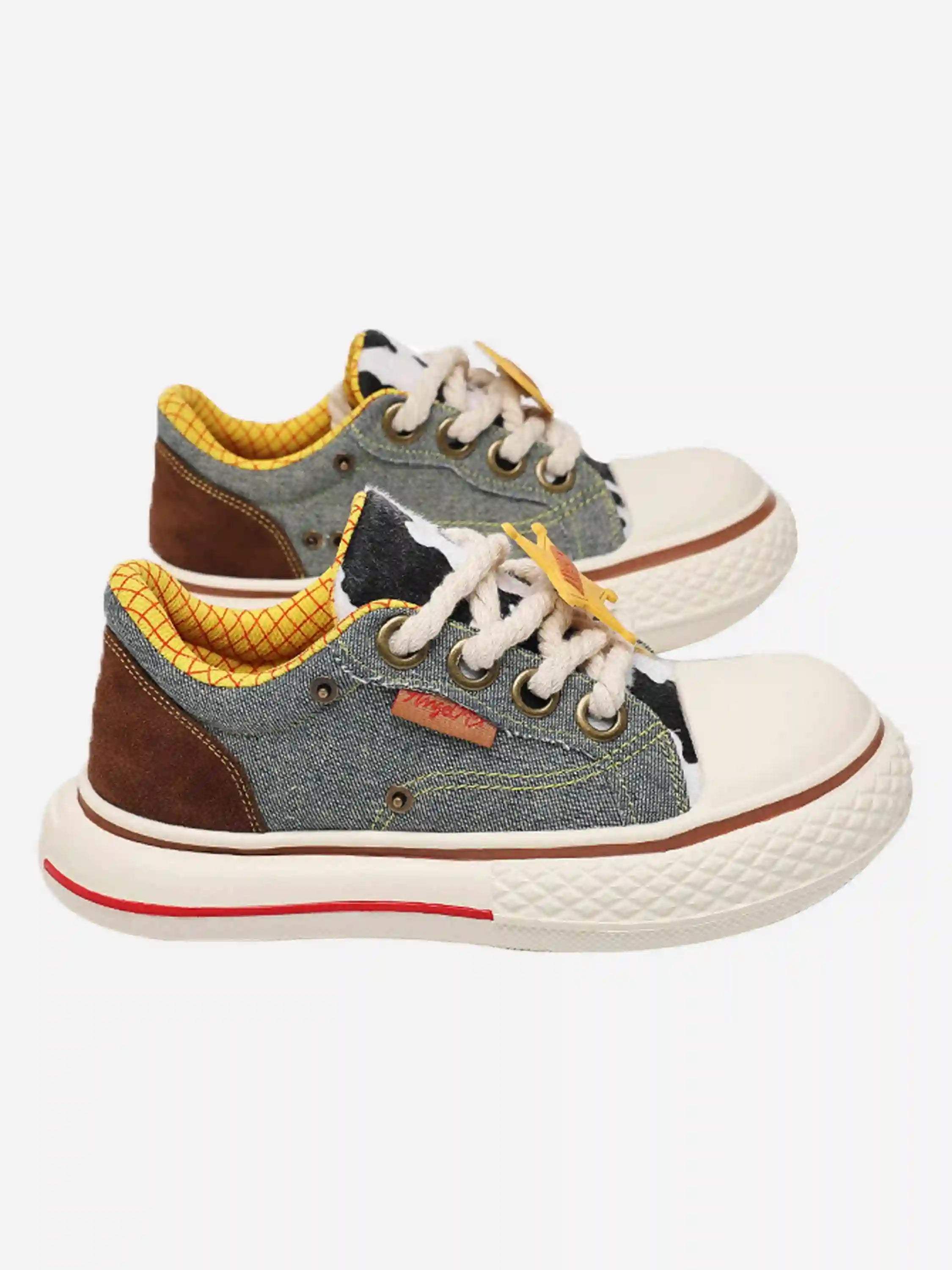 Disguisen Cowboy Ugly Big Head Canvas Shoes