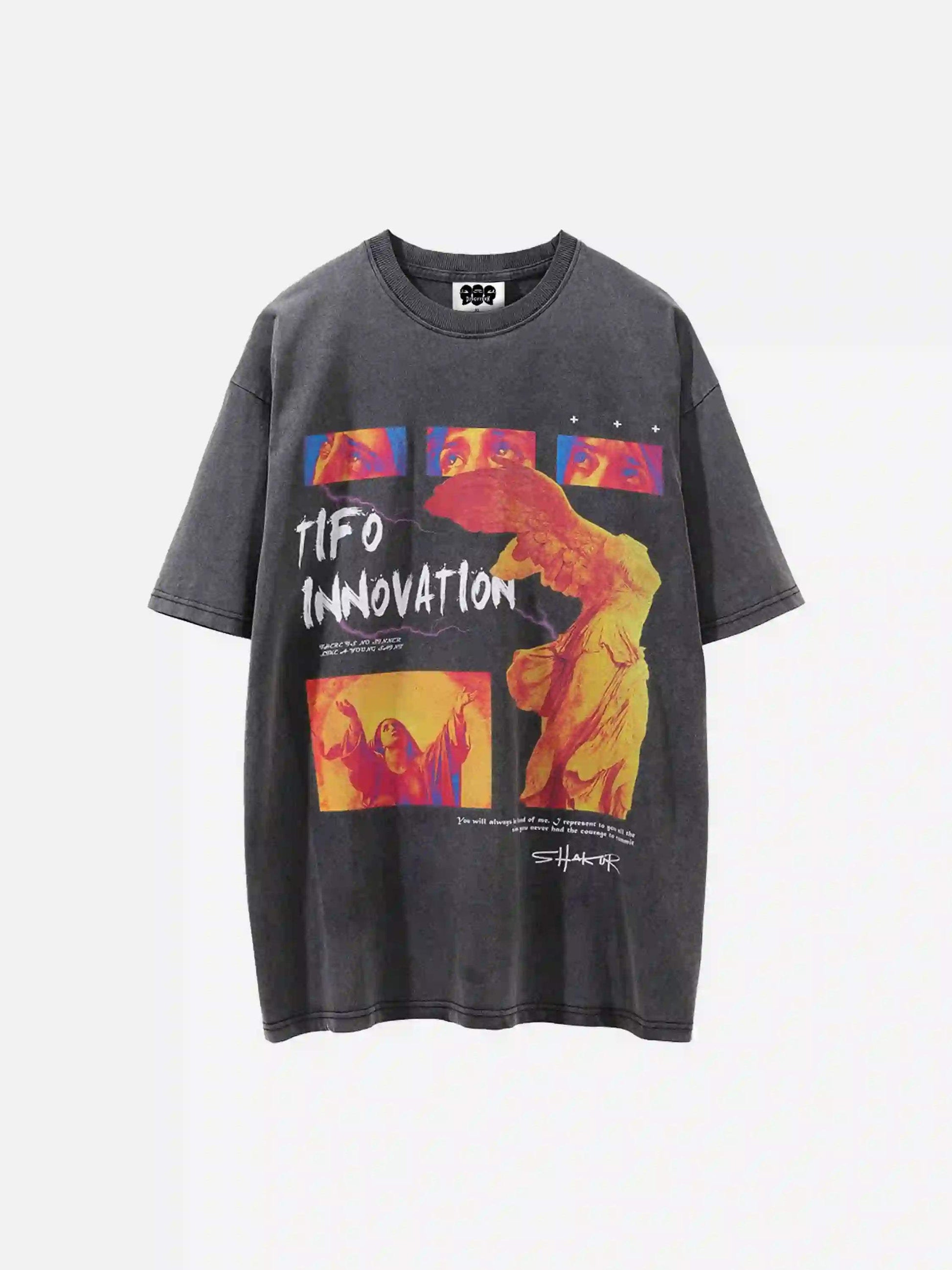 Disguisen Street Dark Thermal Imaging Washed T-shirt