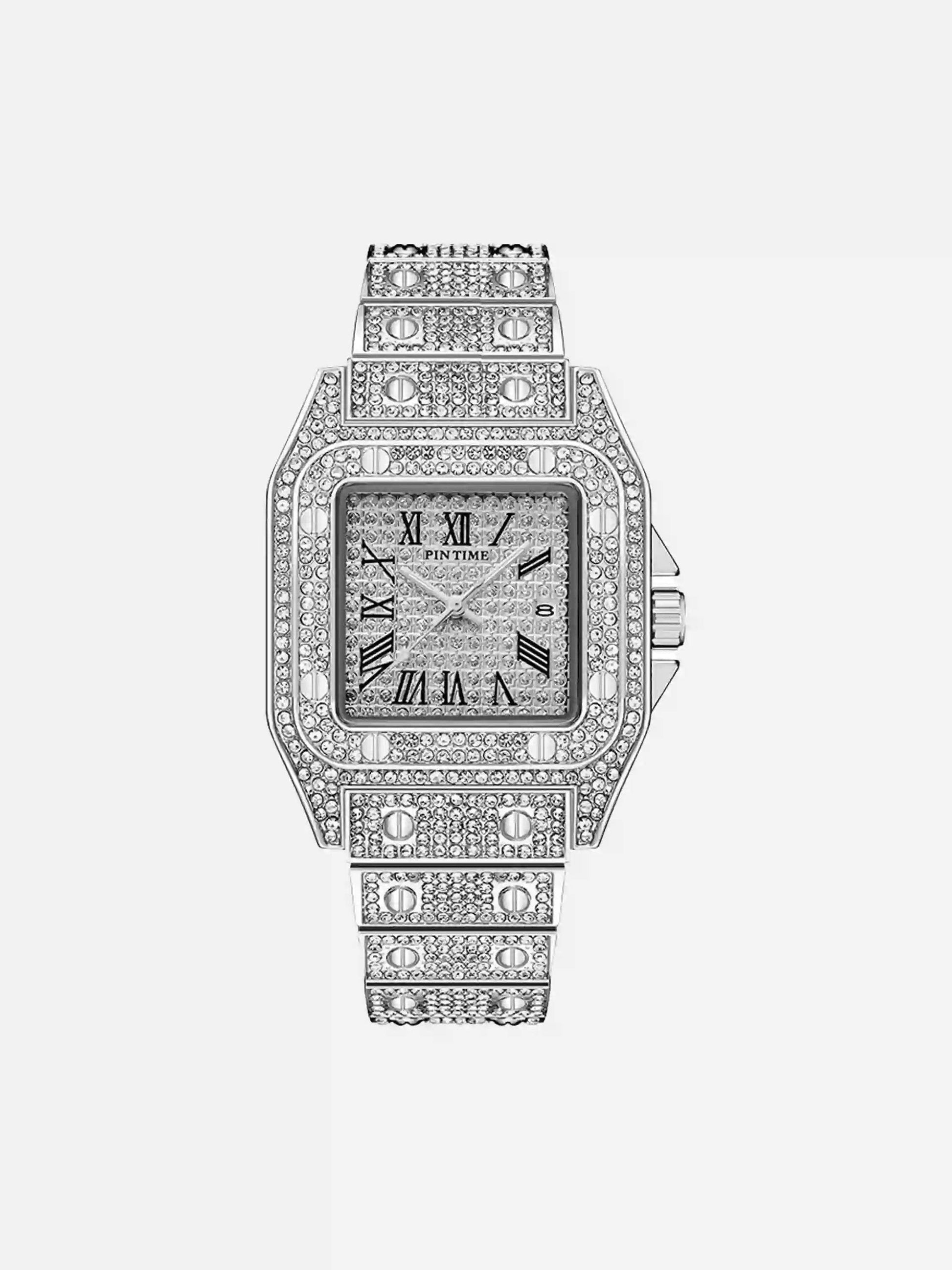 Disguisen Hip Hop Diamond Square Watch