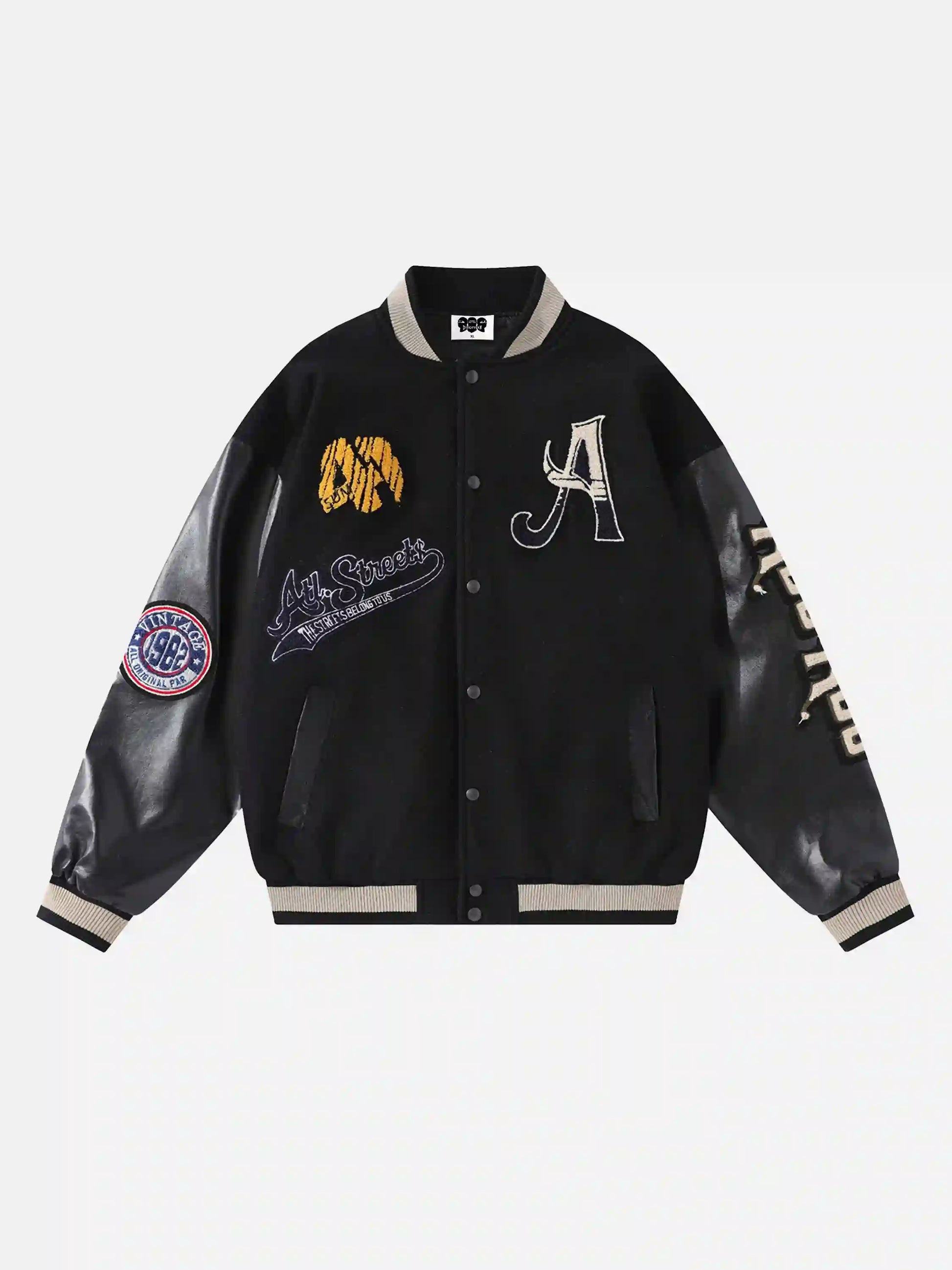 Disguisen Vintage Embroidered Baseball Jacket