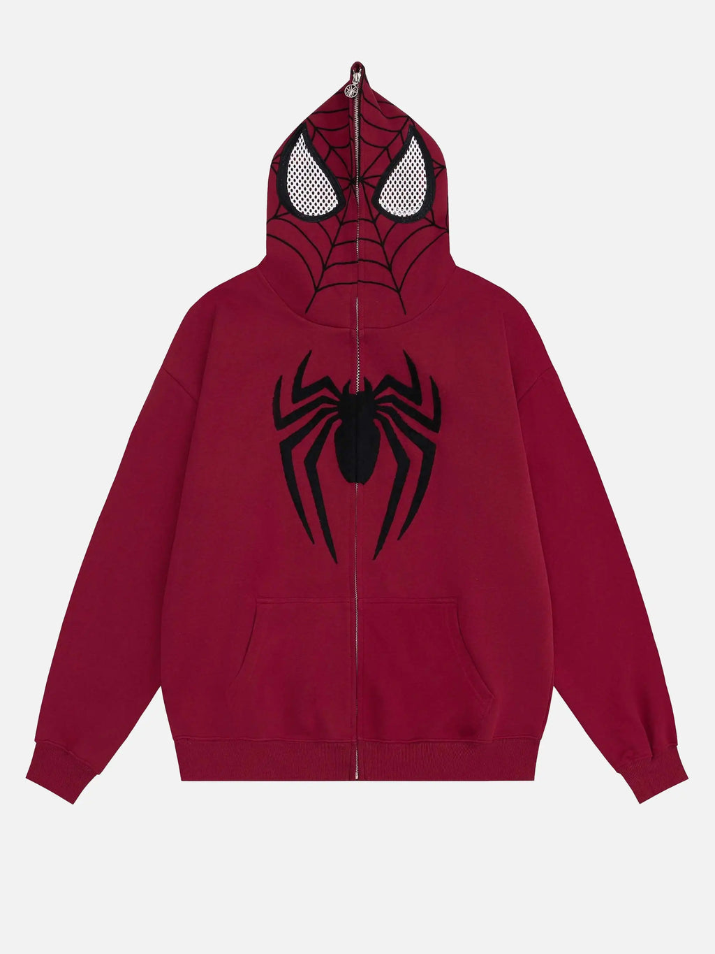 Disguisen American Spider Towel Embroidery Cardigan Hoodie