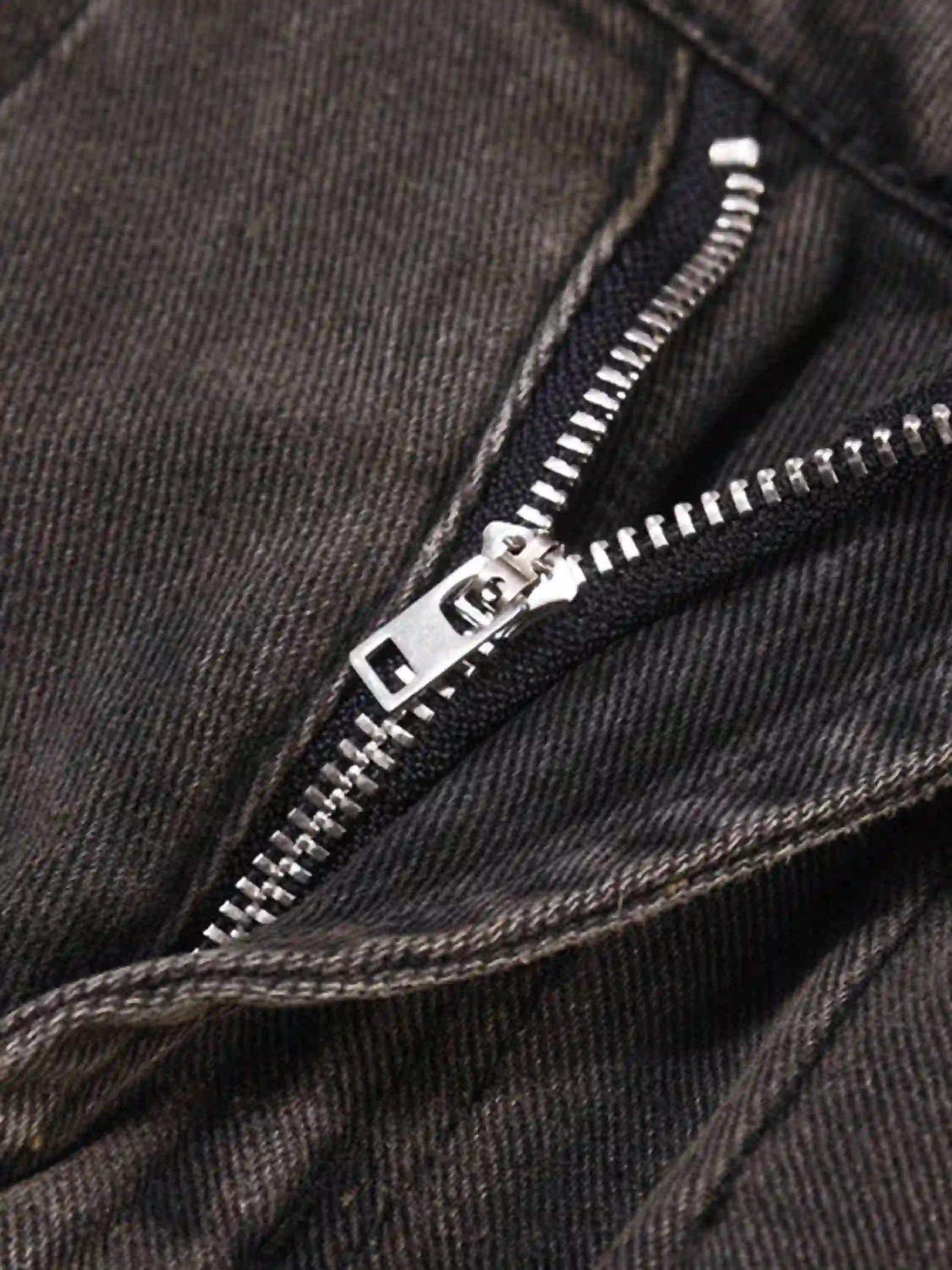 Disguisen Vintage Distressed Denim Gradient Shorts