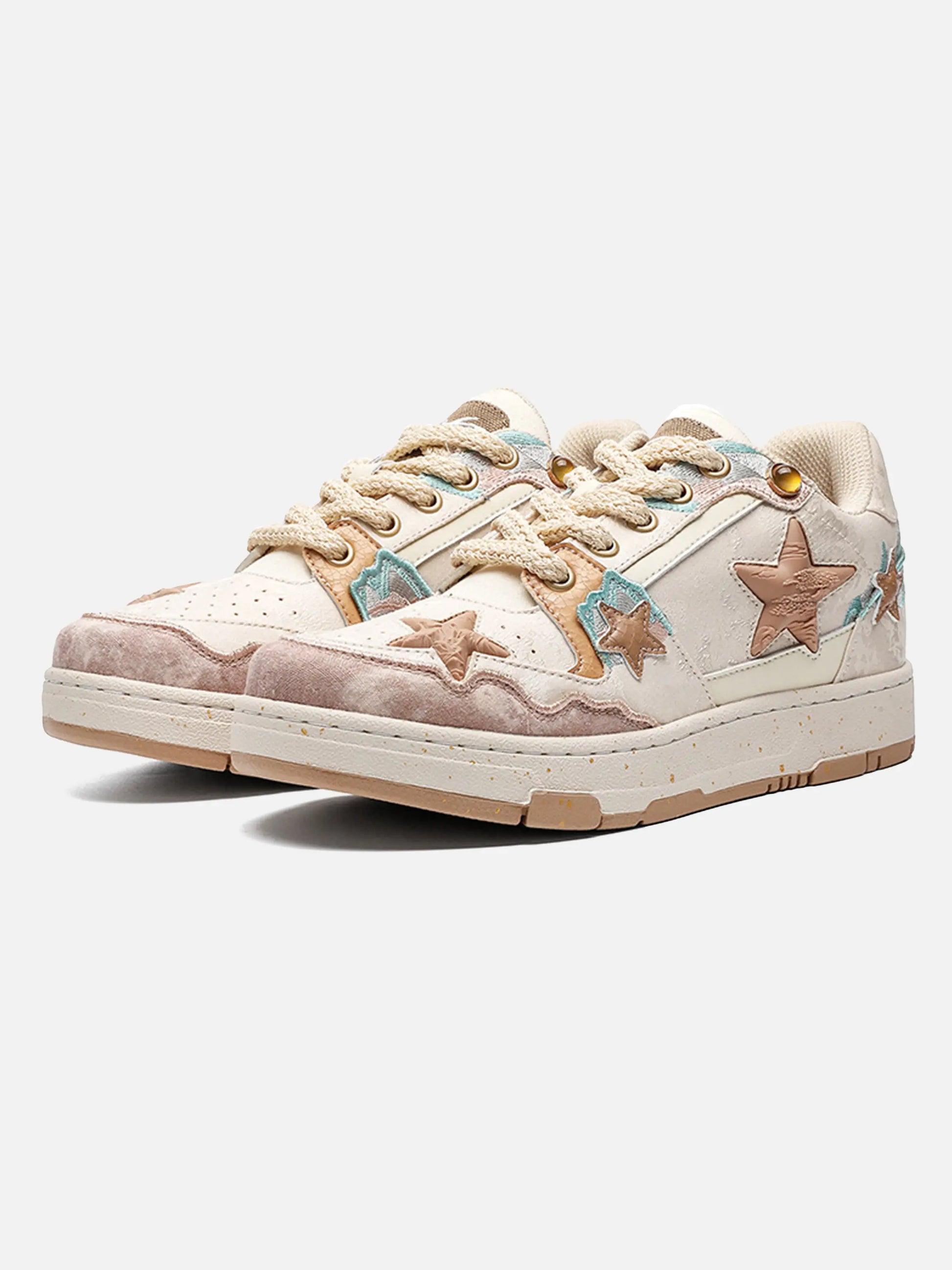 Disguisen Vintage Star Beaded Design Sneakers