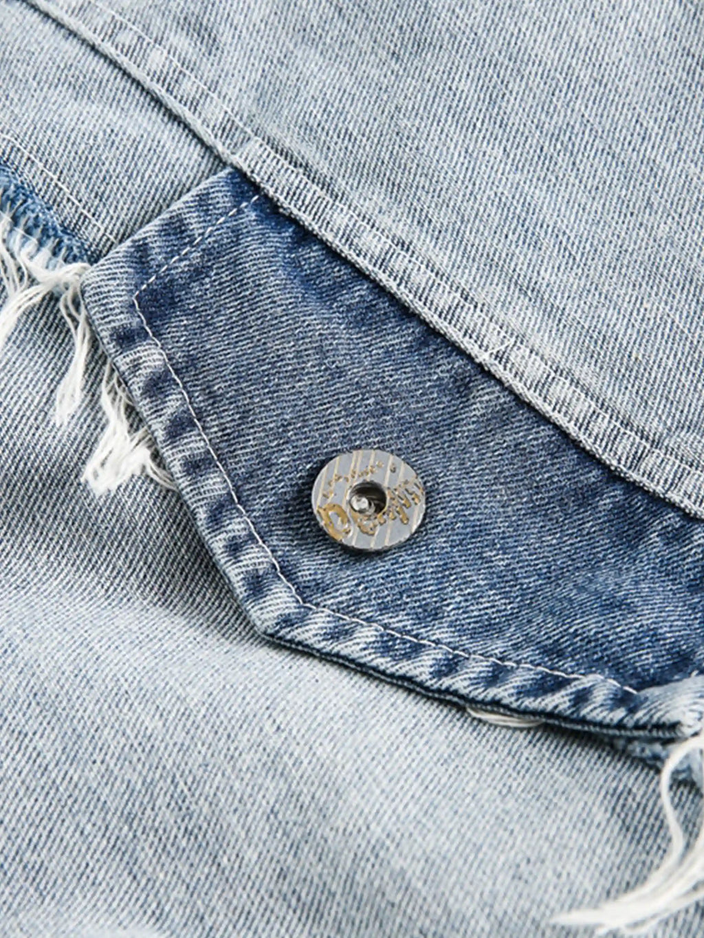Vintage Patchwork Denim Coat